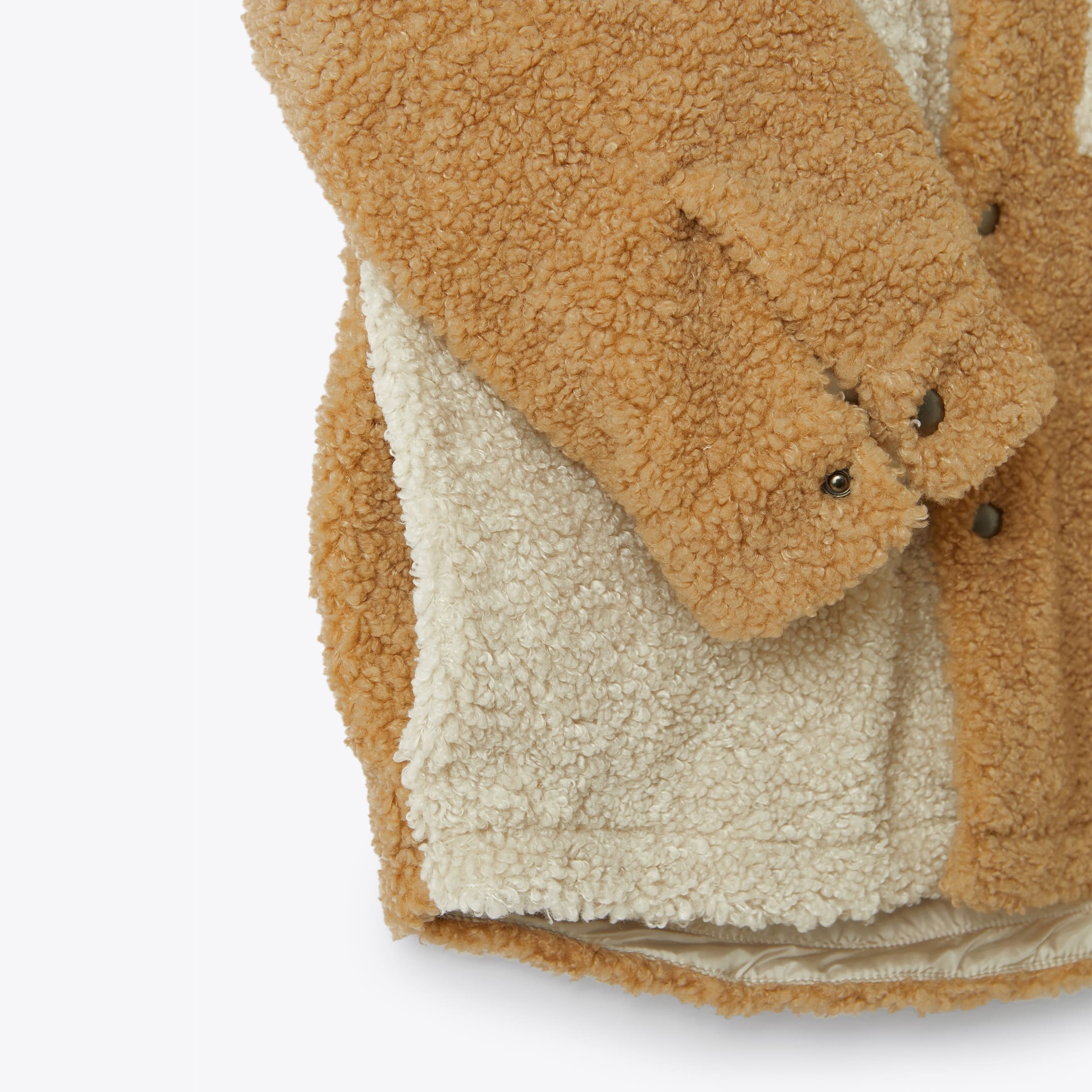 Boys & Girls Beige Fleece Jacket