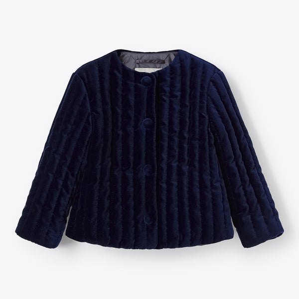 Girls Blue Padded Jacket