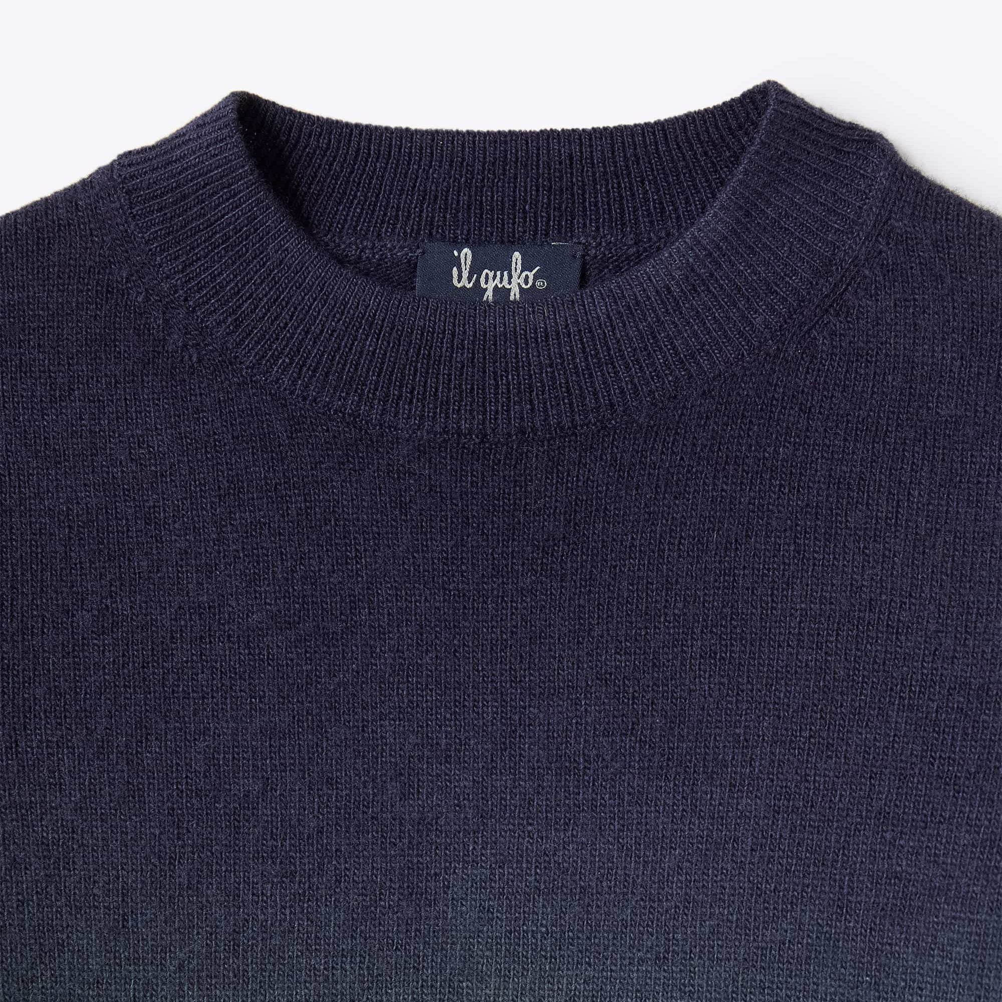 Boys Blue Wool Sweater