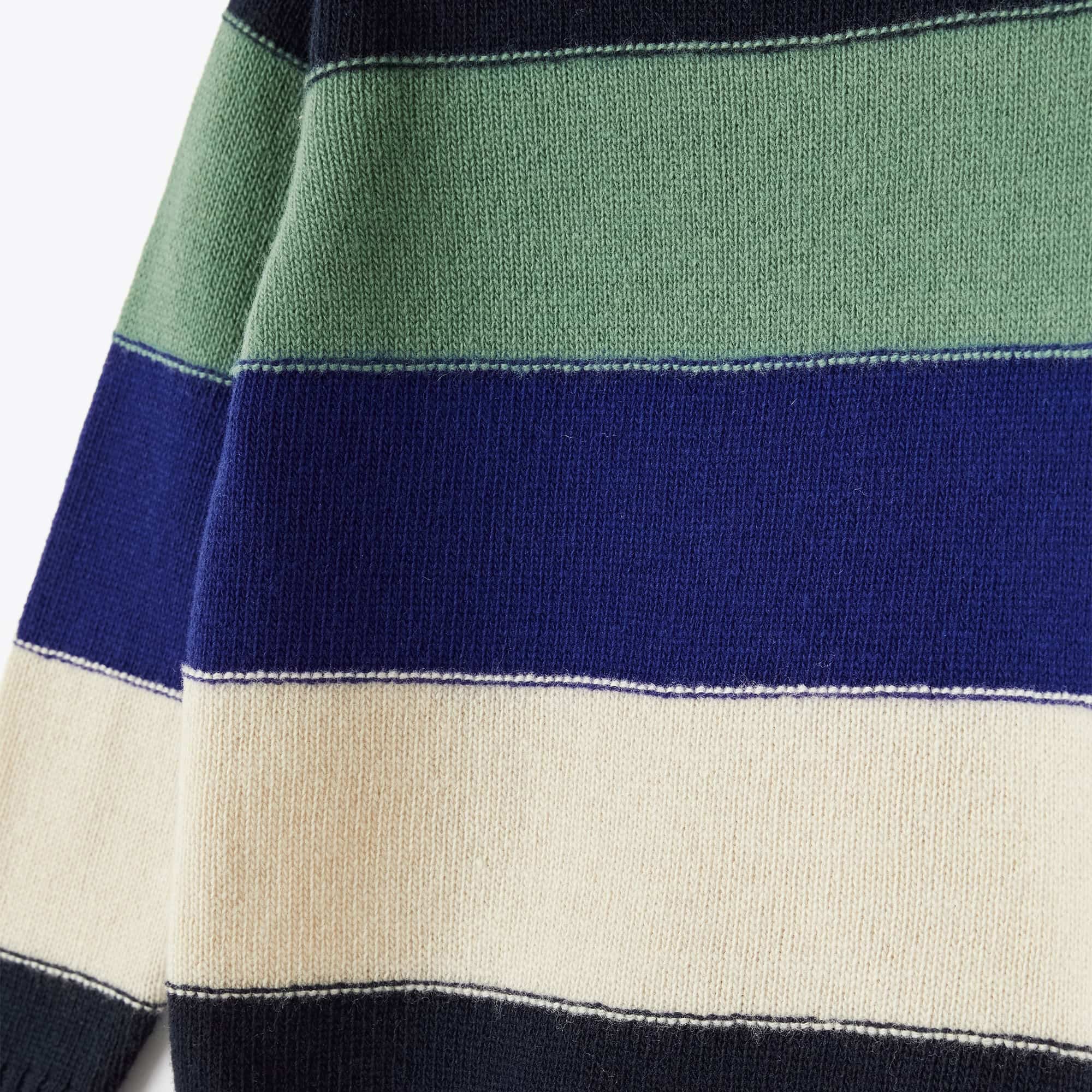 Boys Blue Stripes Wool Sweater