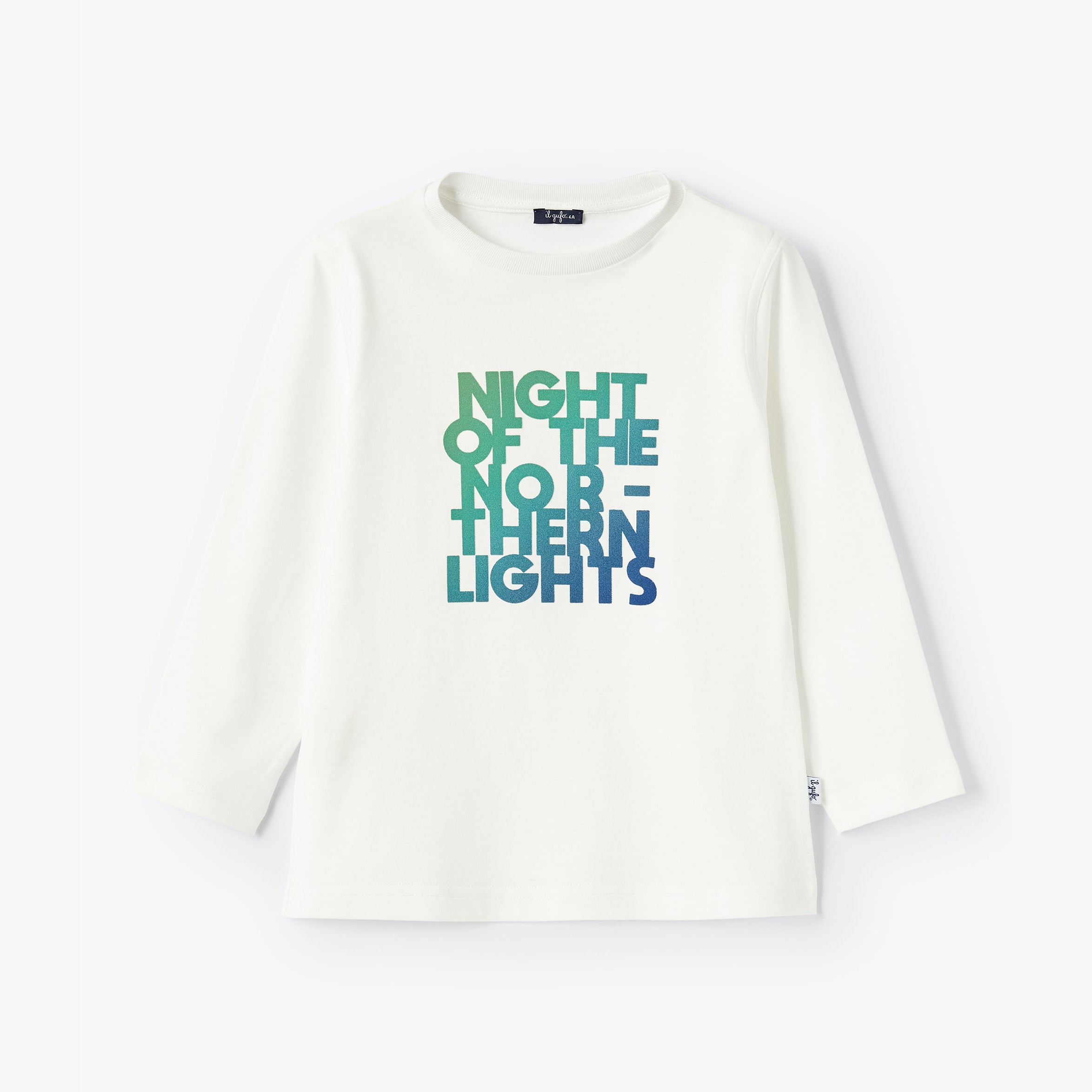 Boys & Girls White Logo Cotton T-Shirt