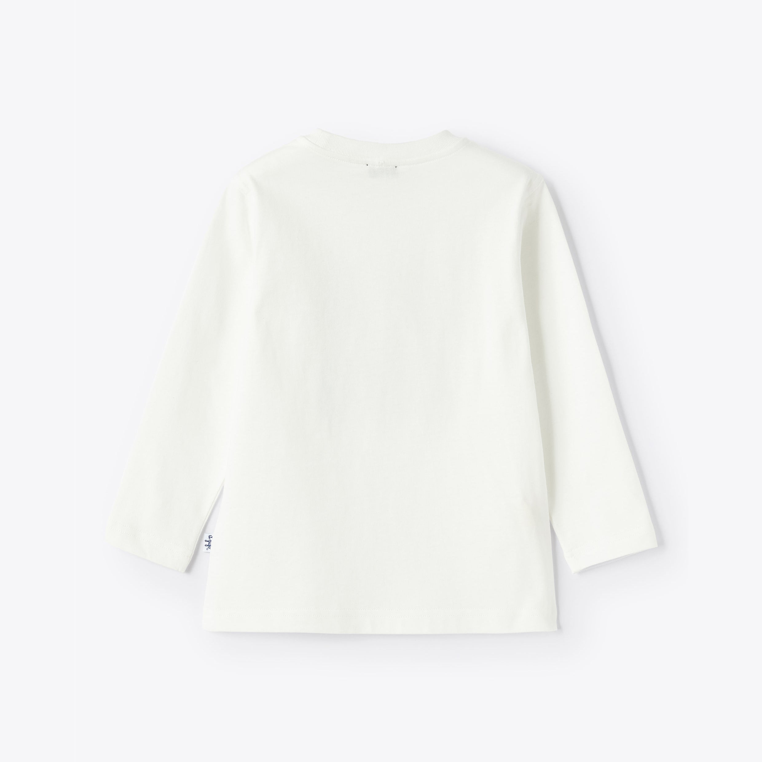 Boys & Girls White Logo Cotton T-Shirt