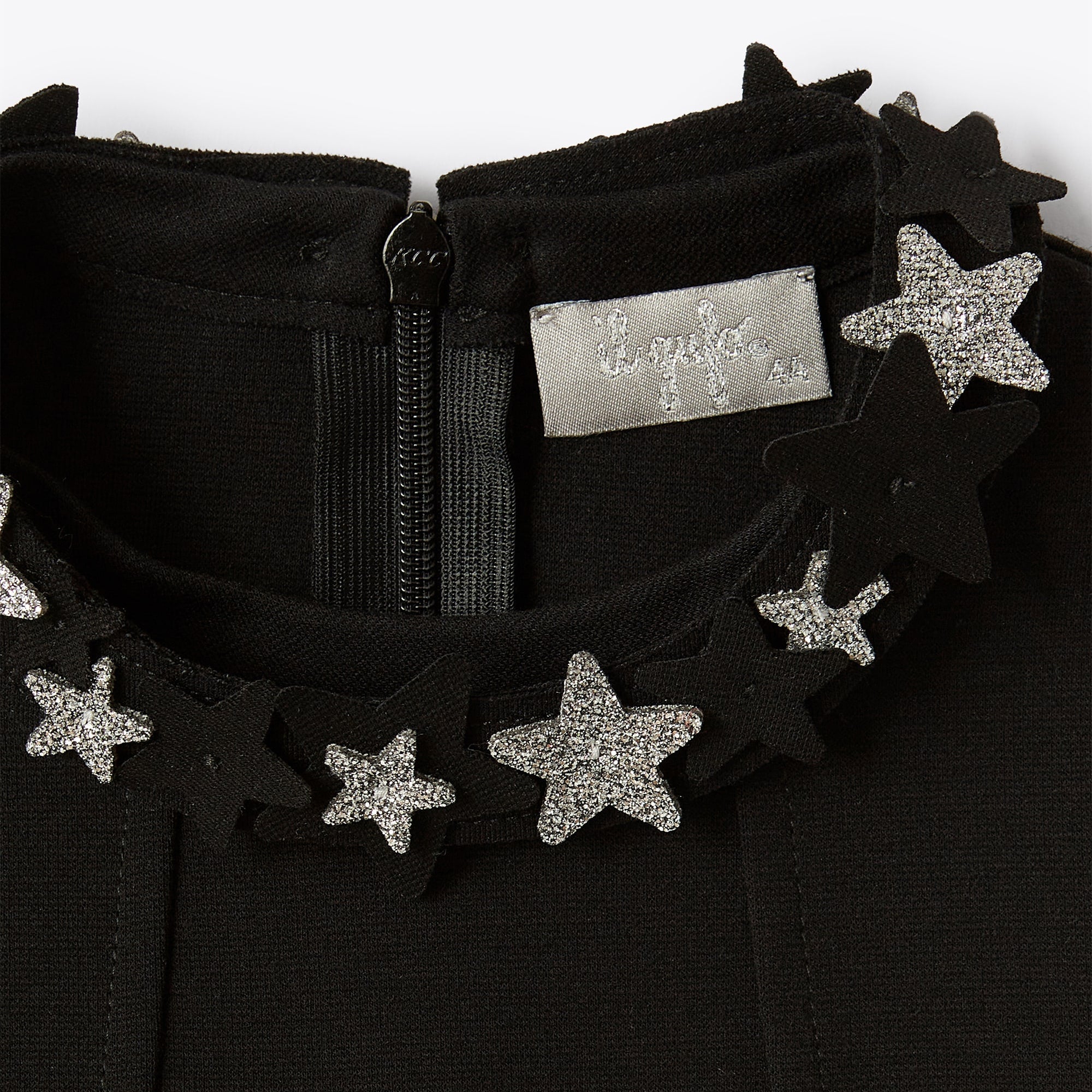 Girls Black Star Dress