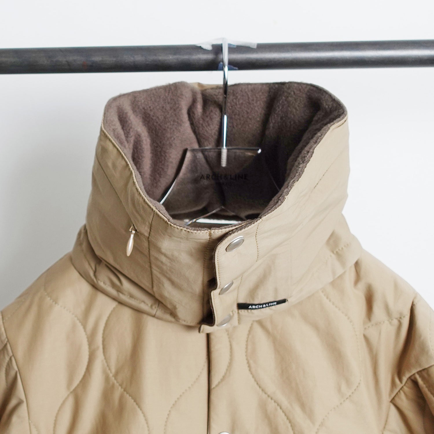 Boys & Girls Beige Reversible Padded Coat