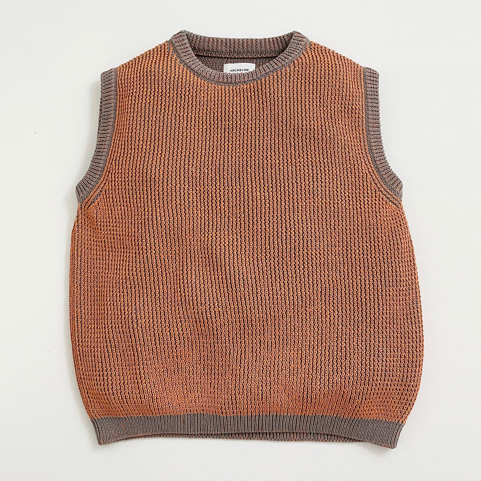 Boys & Girls Orange Knit Vest
