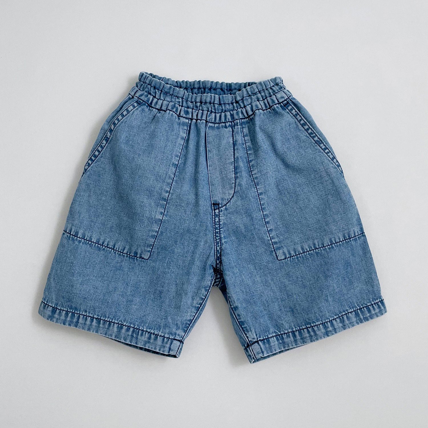 Boys & Girls Blue Denim Shorts