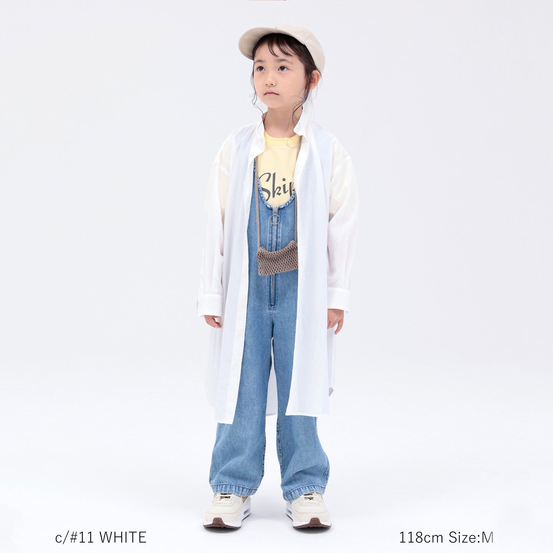 Boys & Girls White Long Shirt