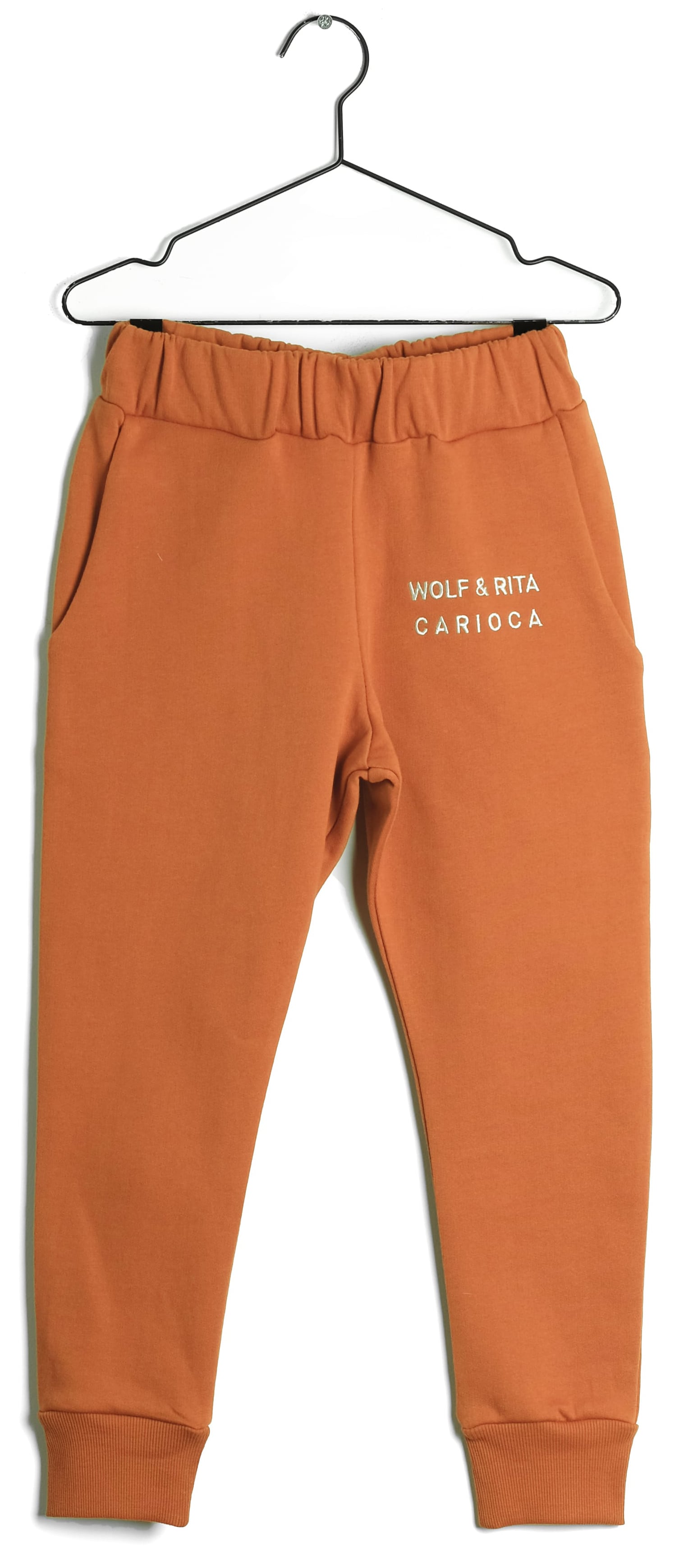 Boys & Girls Orange Cotton Trousers