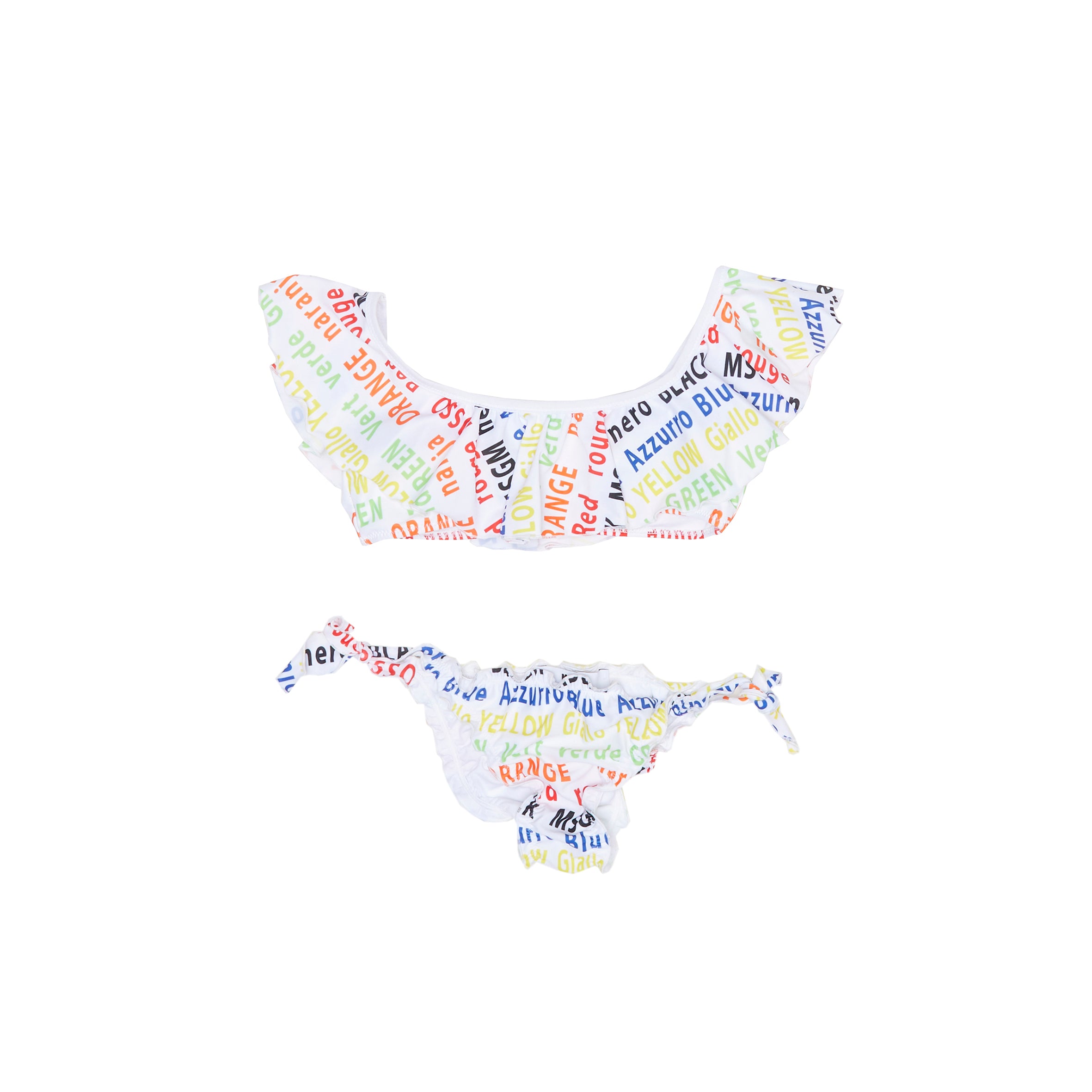 Girls Chromatic Logo Swimsuit