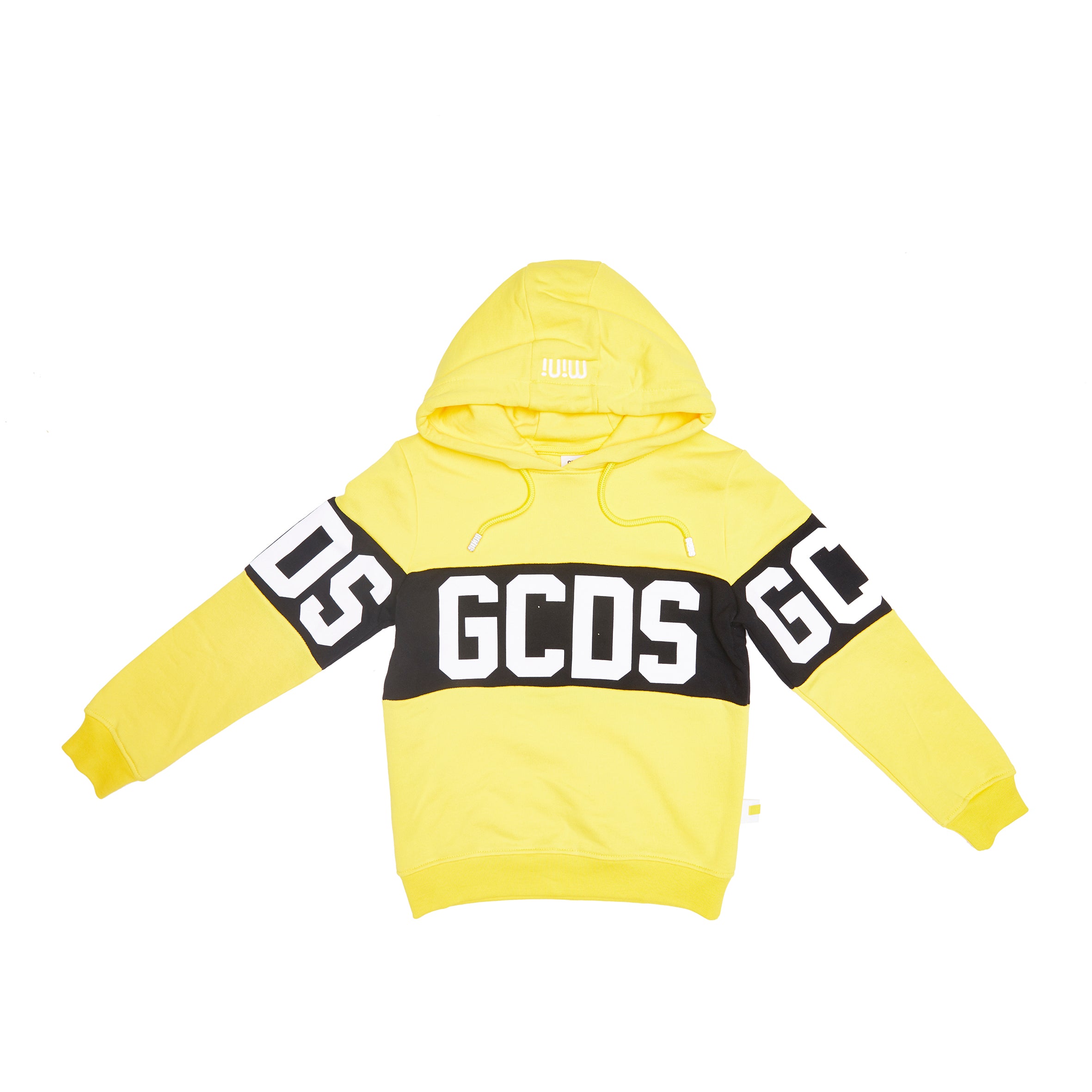 Boys & Girls Yellow Logo Hooded Sweatshirt