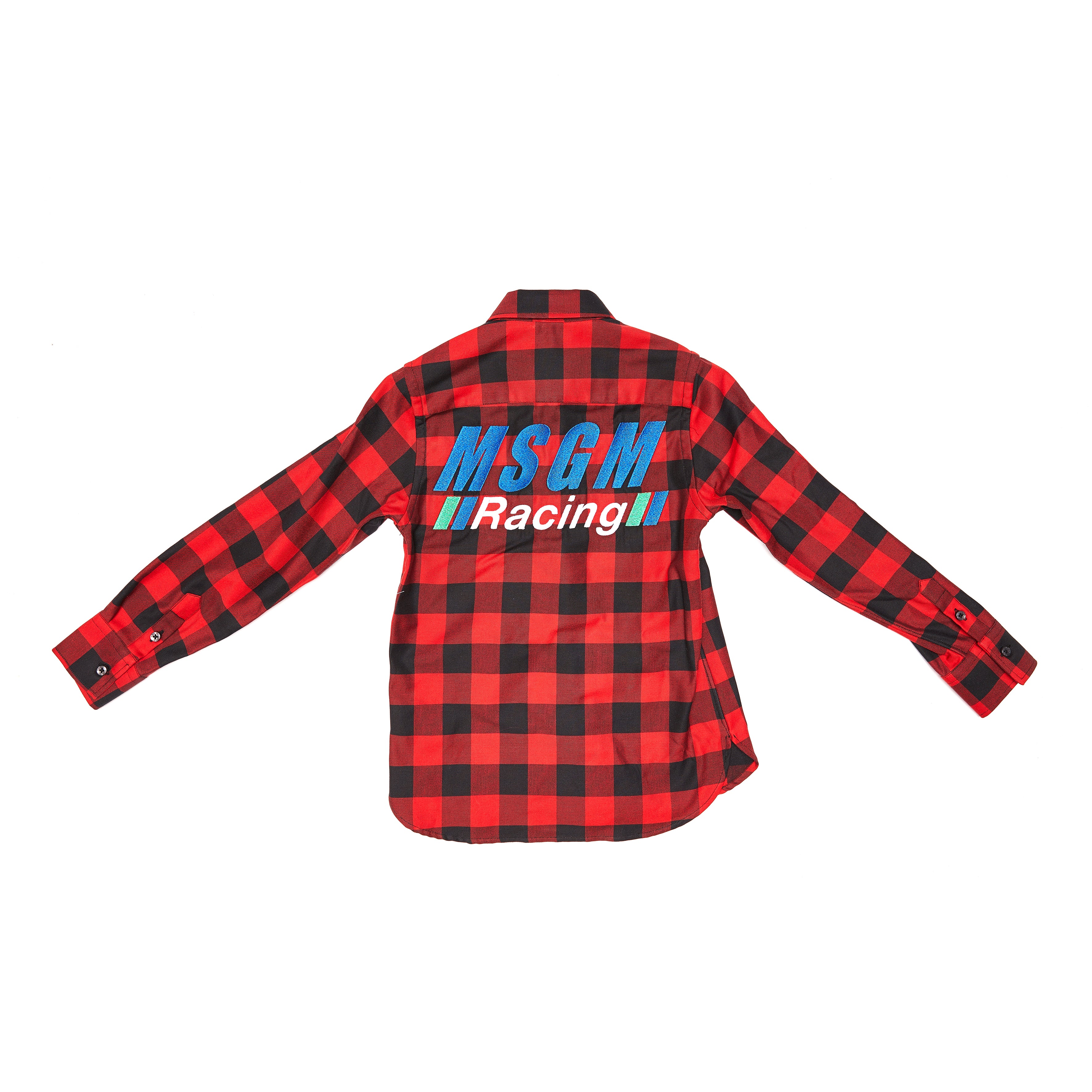 Boys Red Check Cotton Shirt