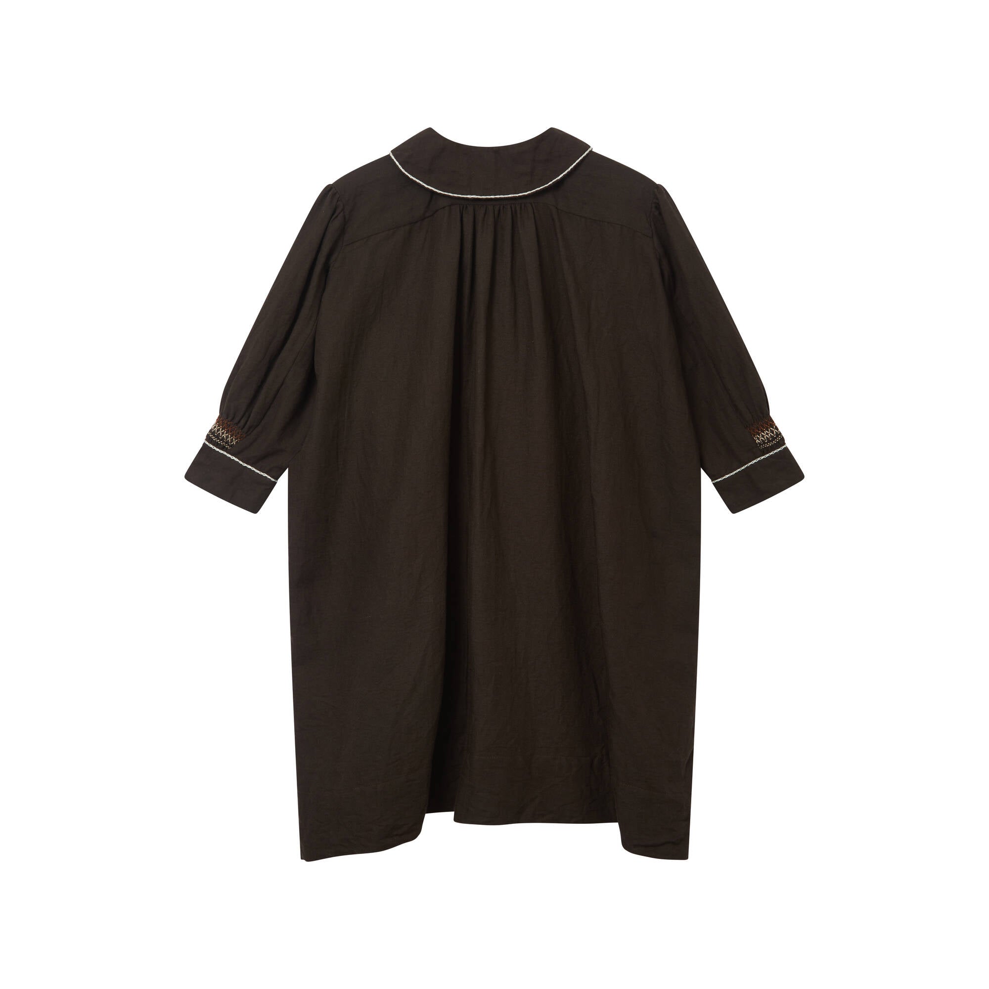 Girls Chocolate Cotton Dress