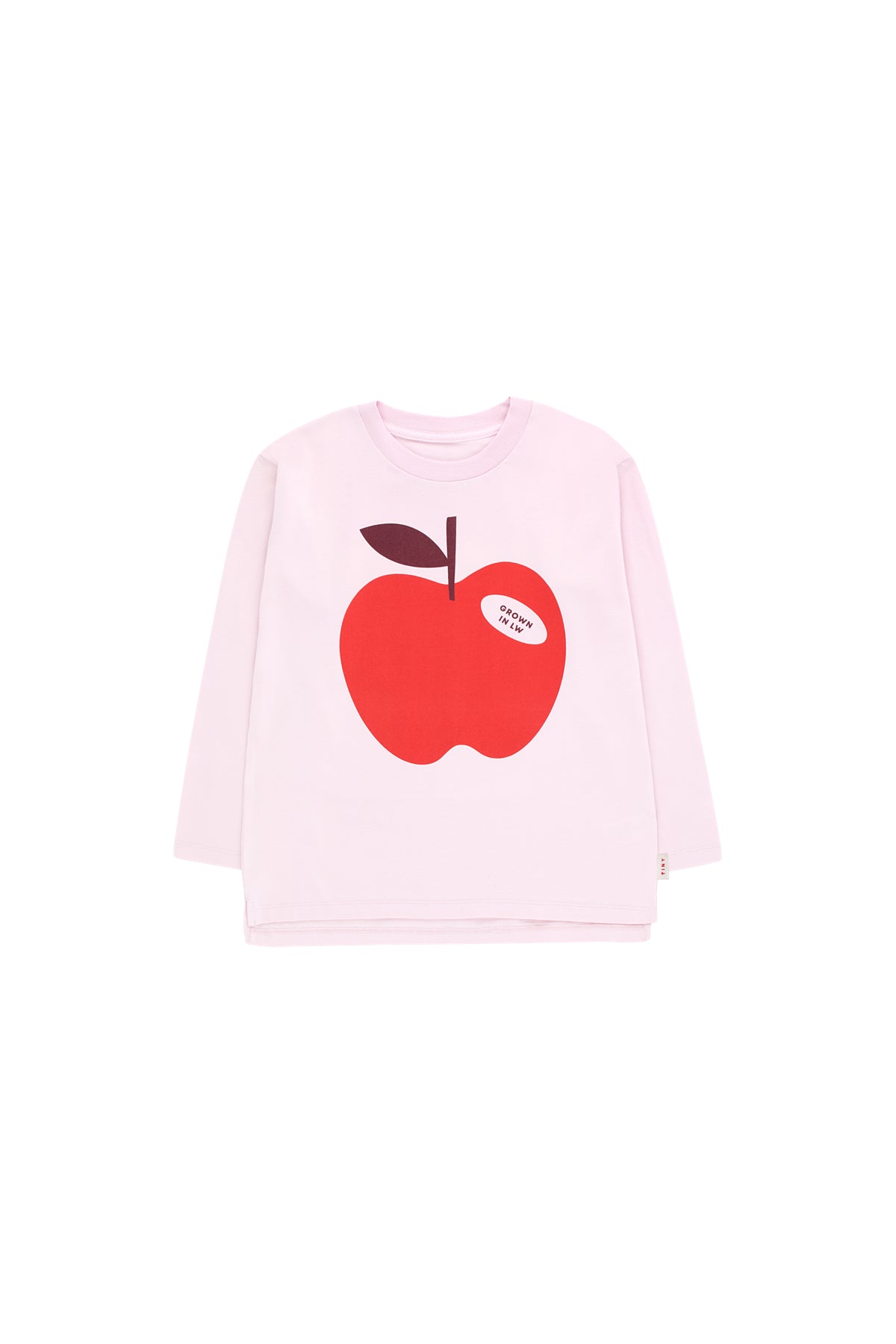 Girls Pink Apple Cotton Top