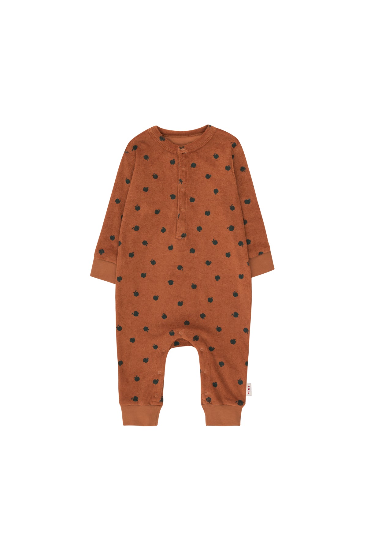Baby Boys Brown Cotton Babysuits