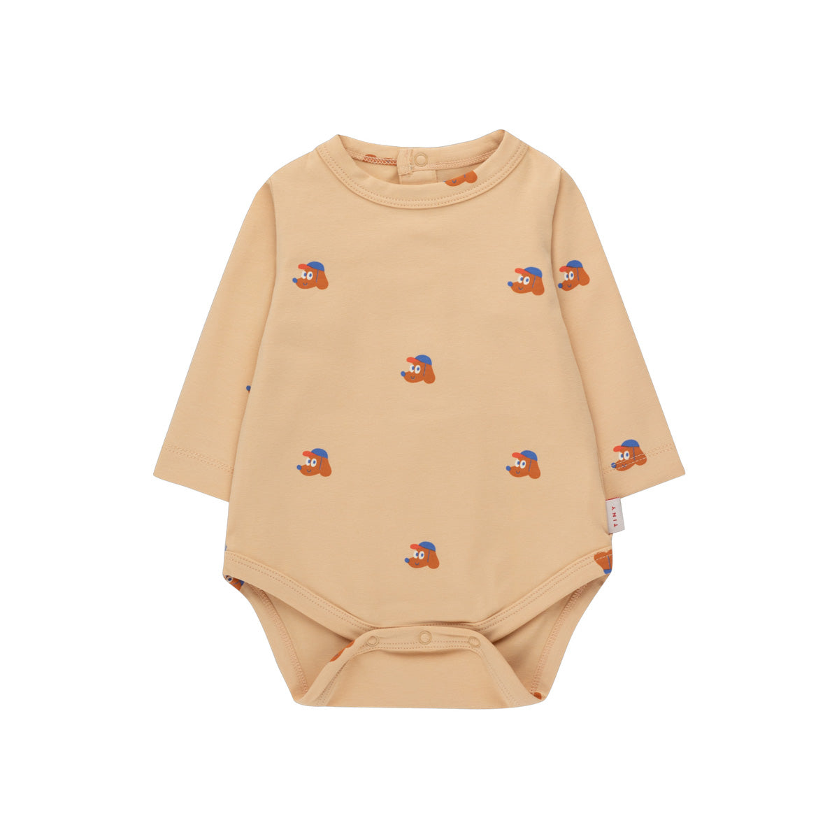 Baby Boys & Girls Camel Cotton Babysuit