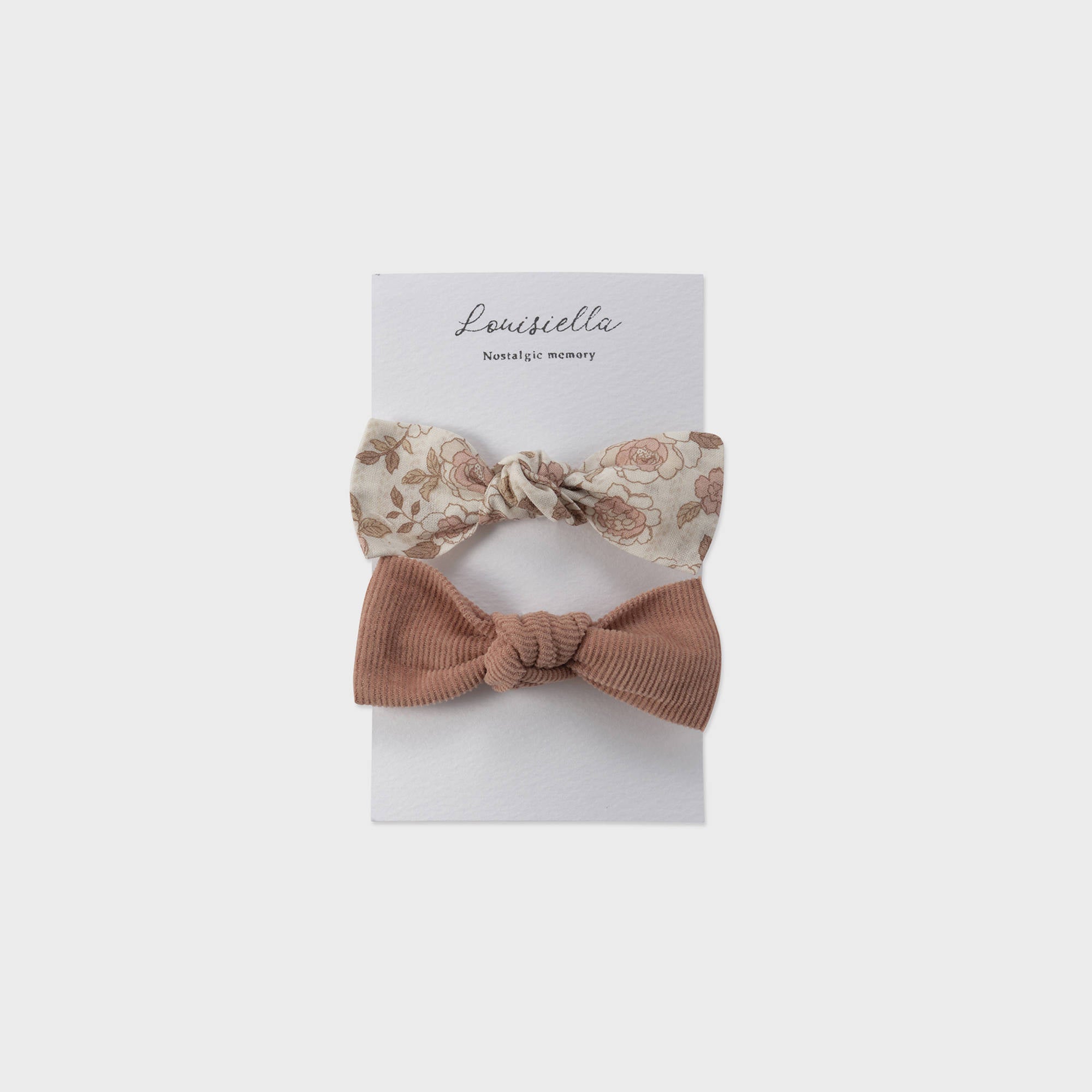 Girls Pink Floral Hair Clips