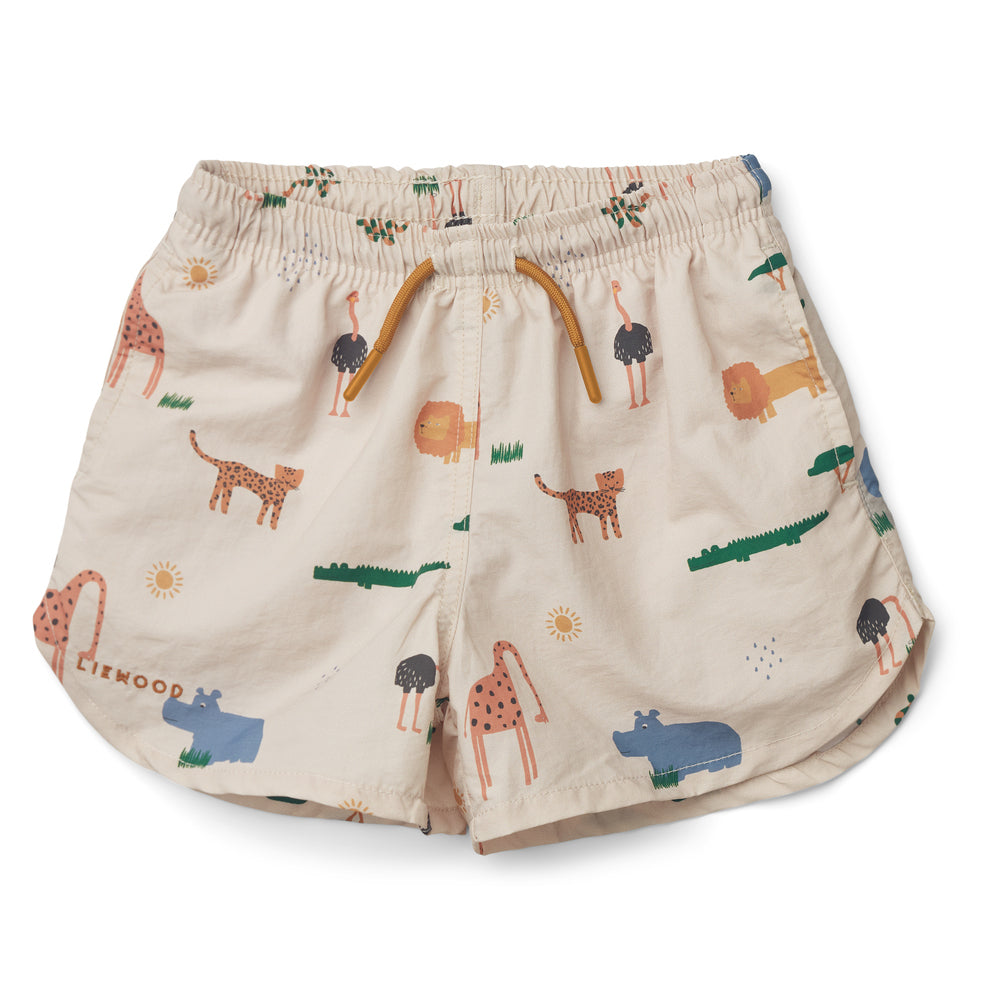 Baby Boys Sandy Printed Swim Shorts