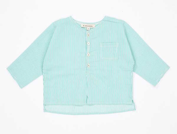 Baby Mint Cotton Shirt