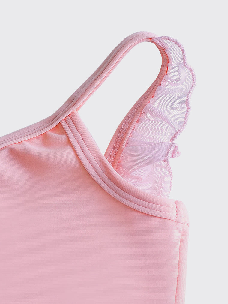 Girls Pink Ballet Onesies