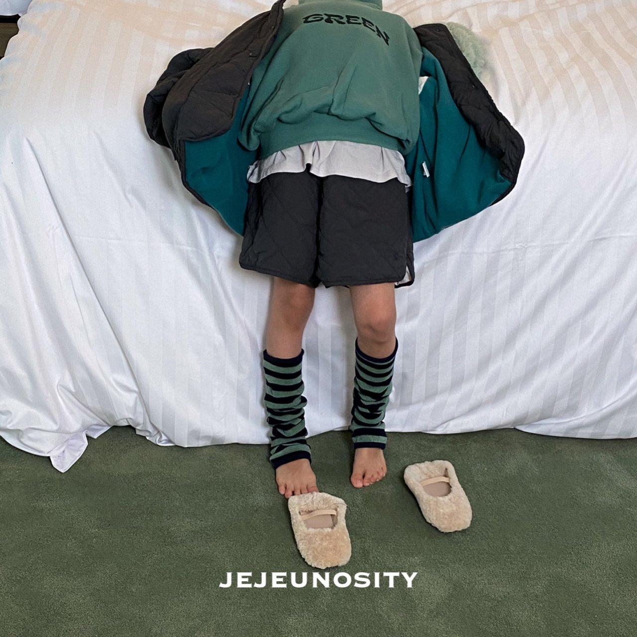 Boys & Girls Charcoal Cotton Shorts