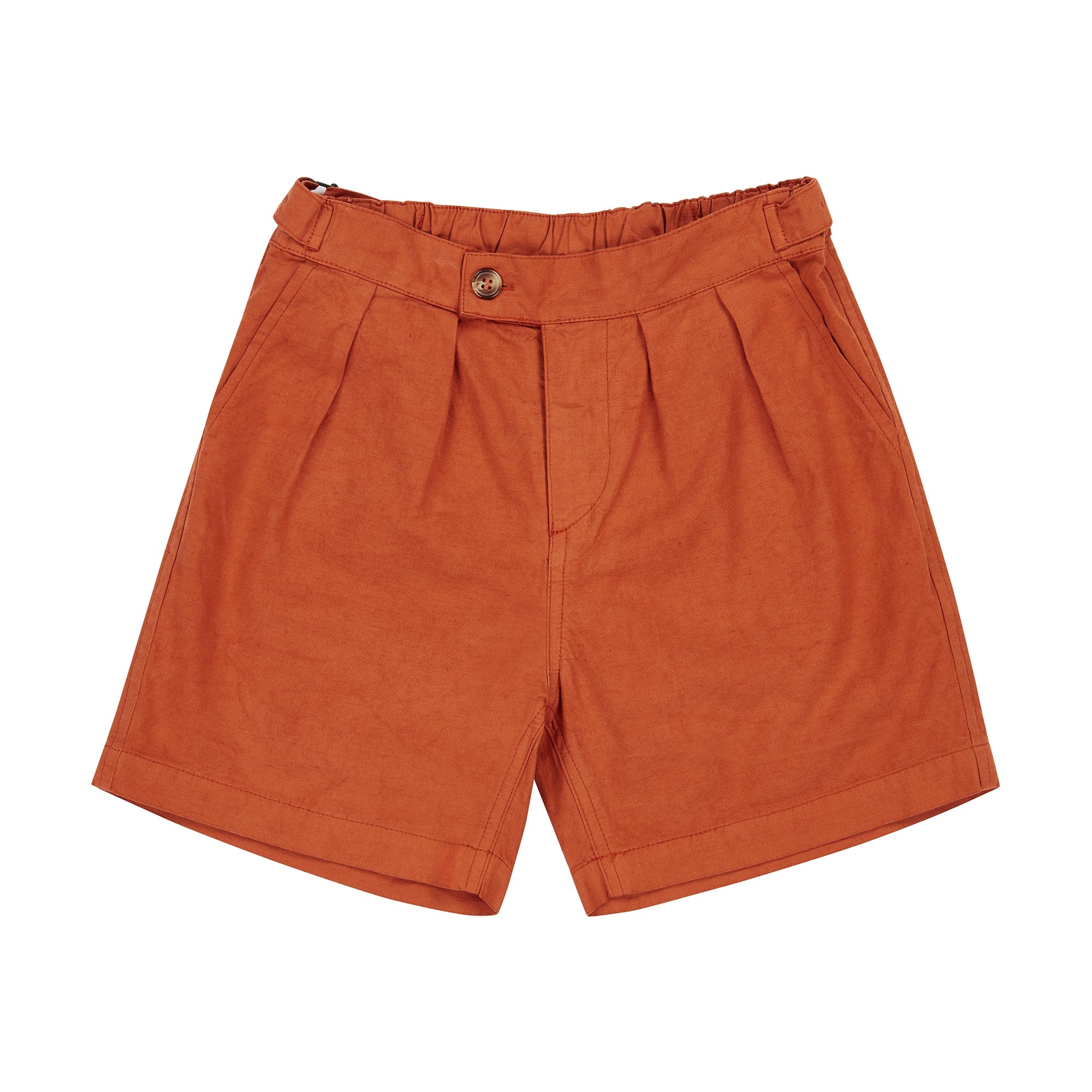 Boys & Girls Orange Cotton Shorts