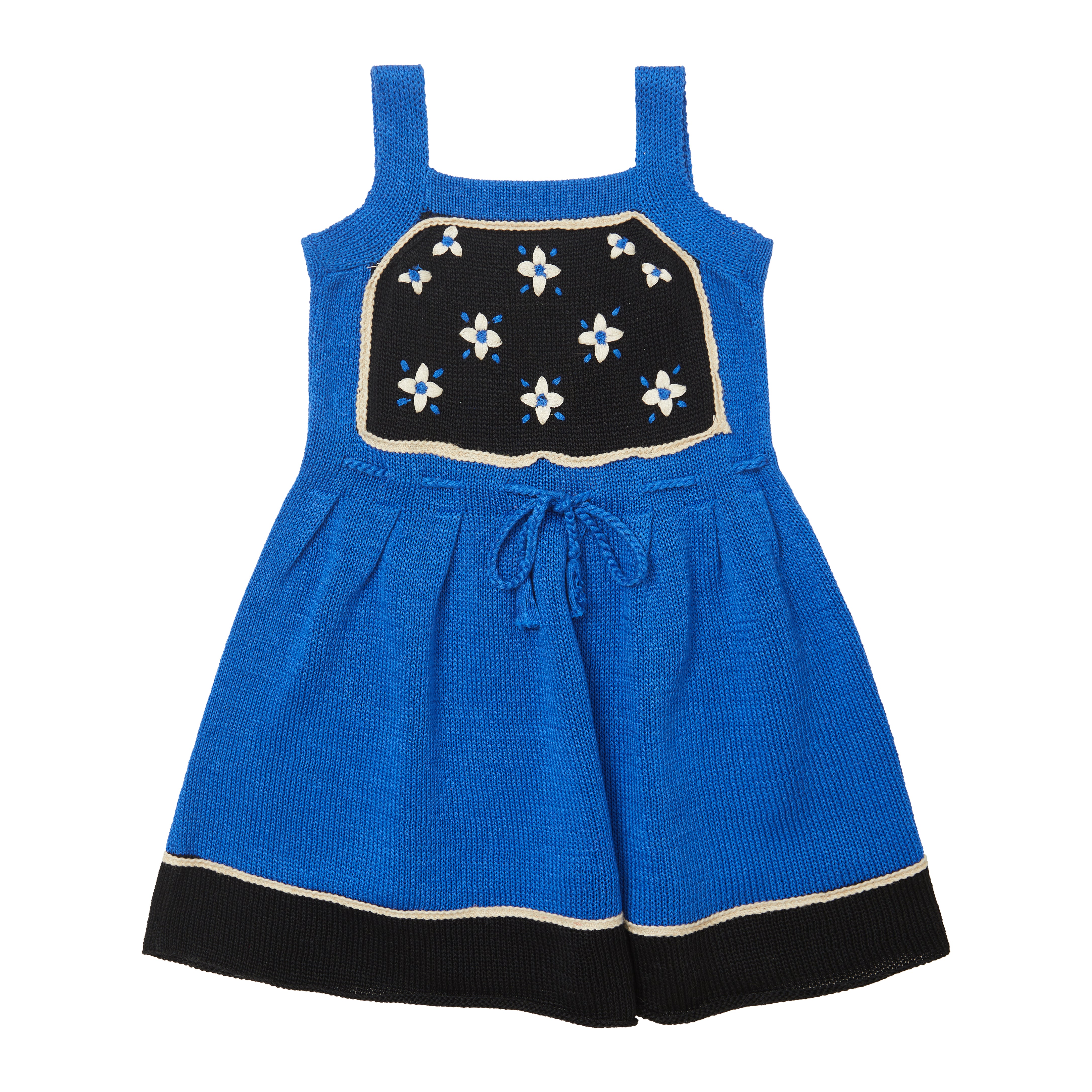 Girls Blue Cotton Dress