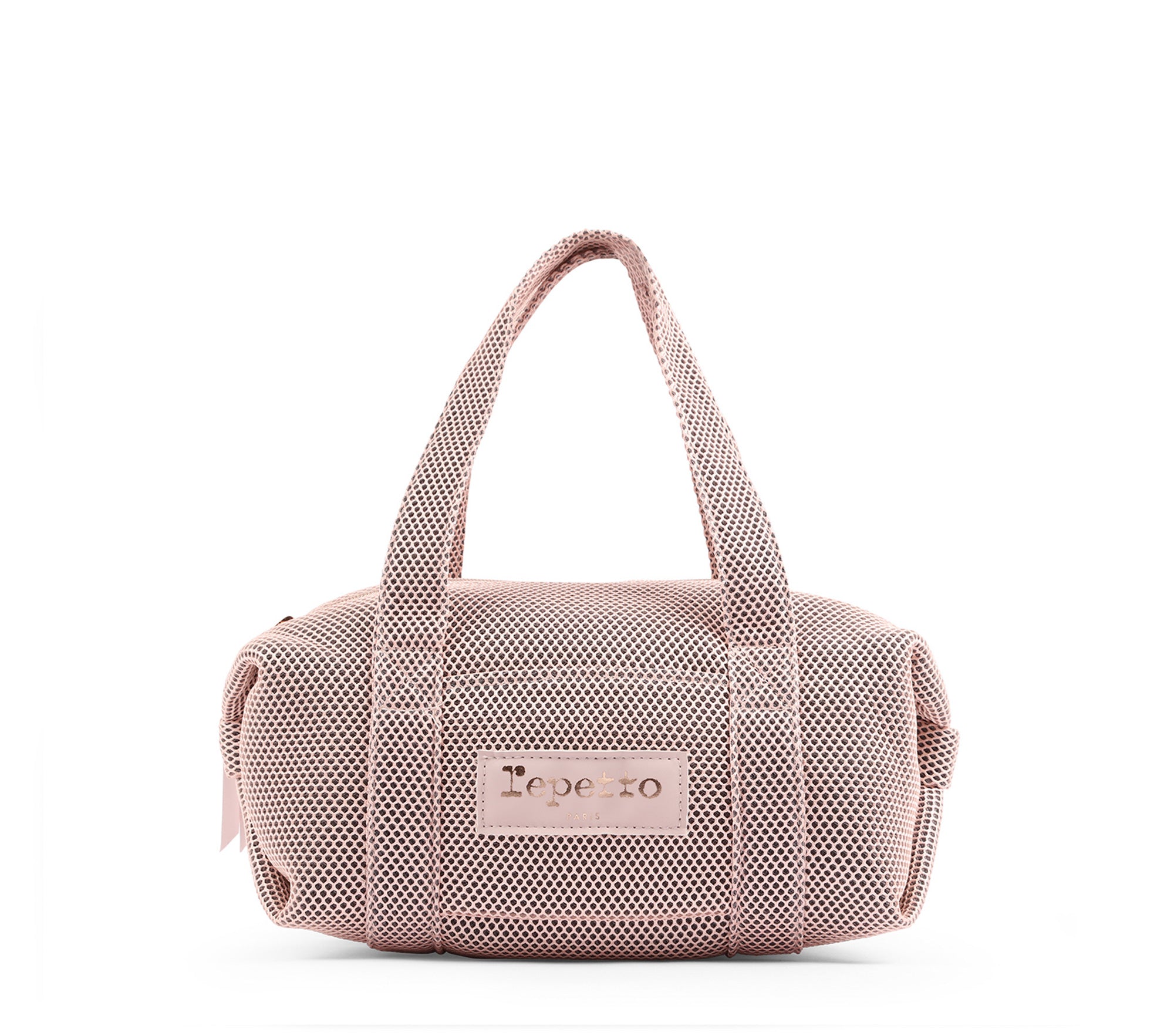 Girls Pink Mesh Duffle Bag