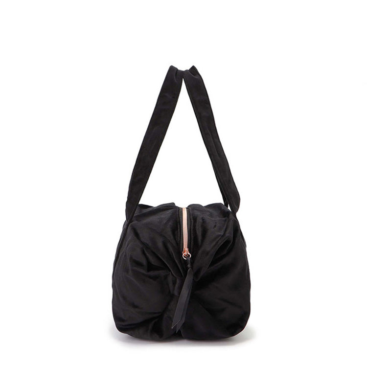 Girls Black Logo Ballet Bag(M码）