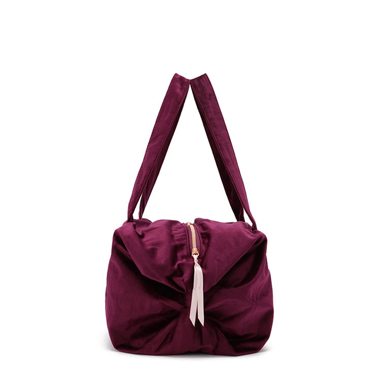 Girls Dark Red Logo Ballet Bag(L码）