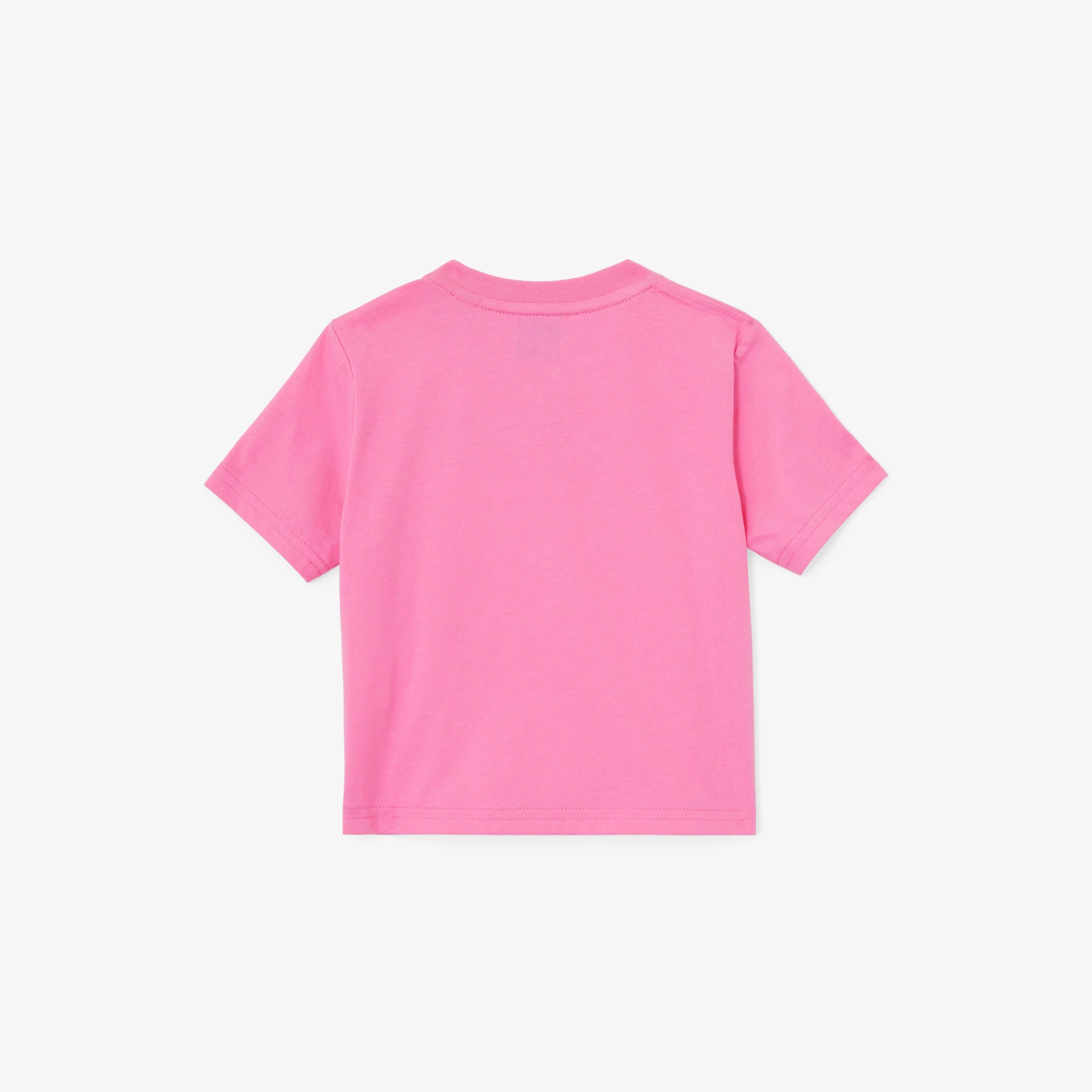 Baby Girls Pink Logo Cotton T-Shirt