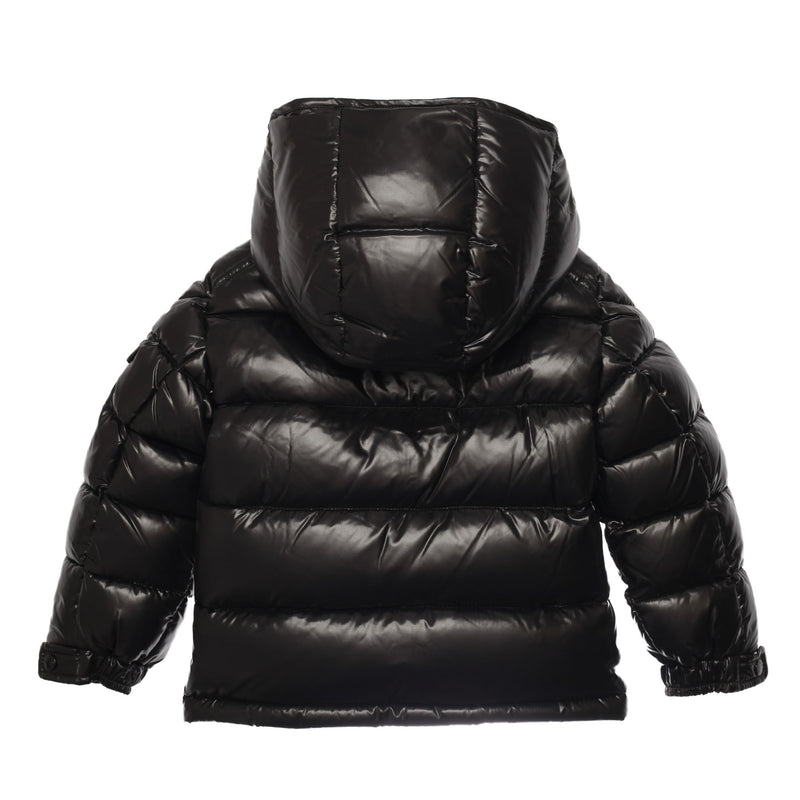 Boys & Girls Black Hooded Padded Down 'Maya'Jacket - CÉMAROSE | Children's Fashion Store - 2