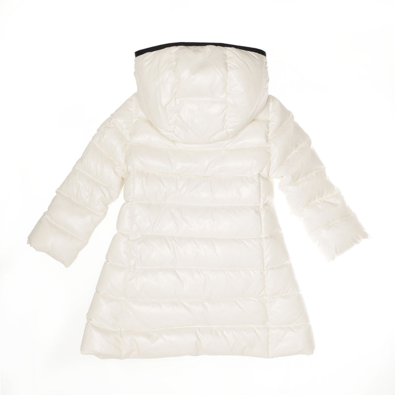 Girls Ivory Hooded 'Moka' Padded Down Coat - CÉMAROSE | Children's Fashion Store - 2