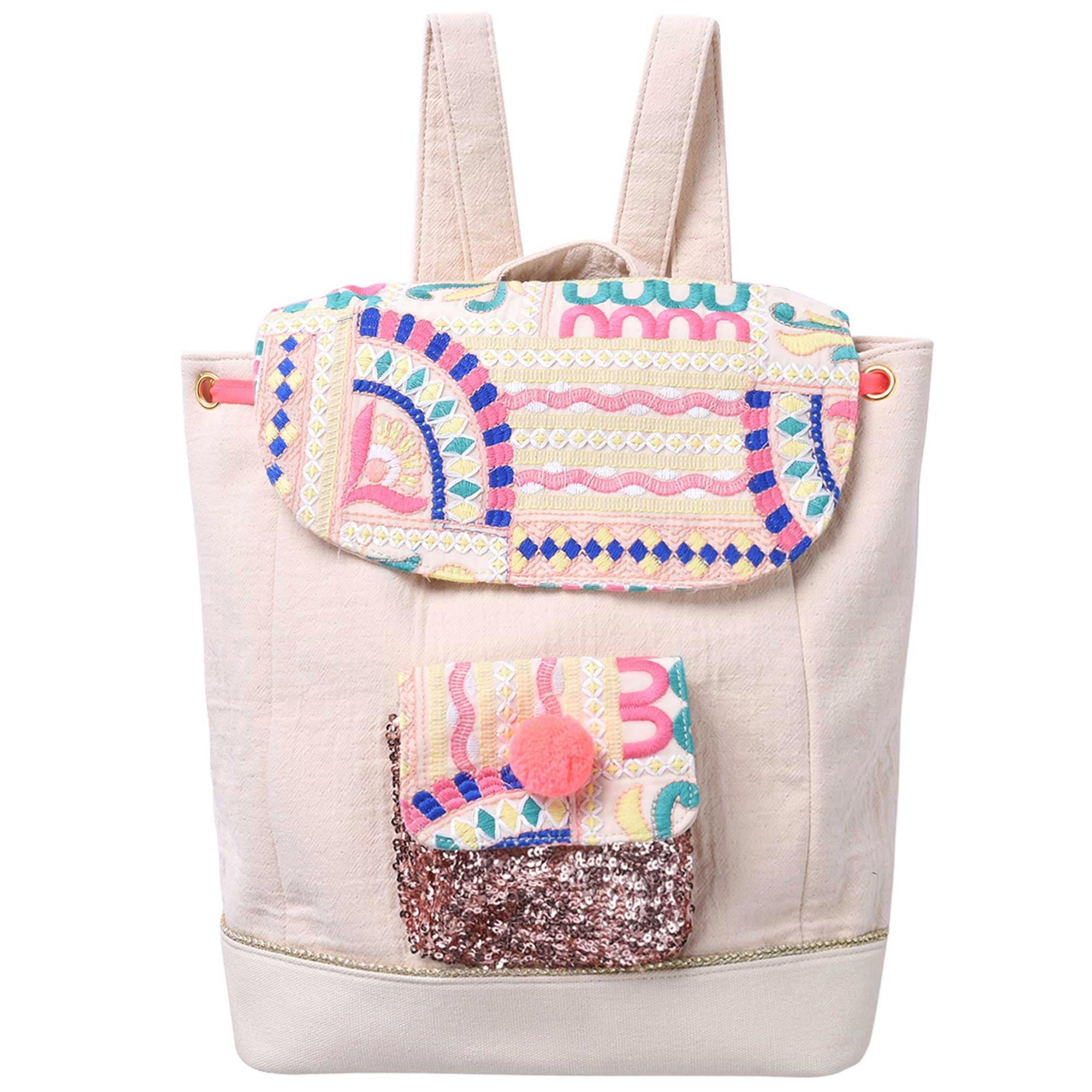 Girls Beige "Nepal" Bagpack