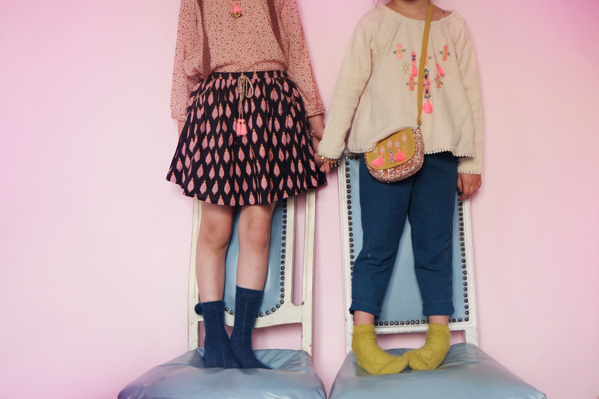 Girls Safran Tassel Trims 'Dika'Messenger Bags - CÉMAROSE | Children's Fashion Store - 2