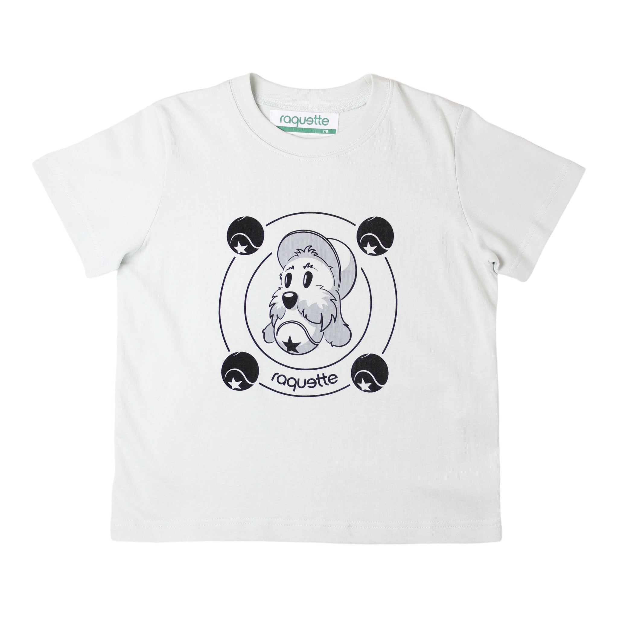 Boys & Girls Pale Blue Printed Cotton T-Shirt