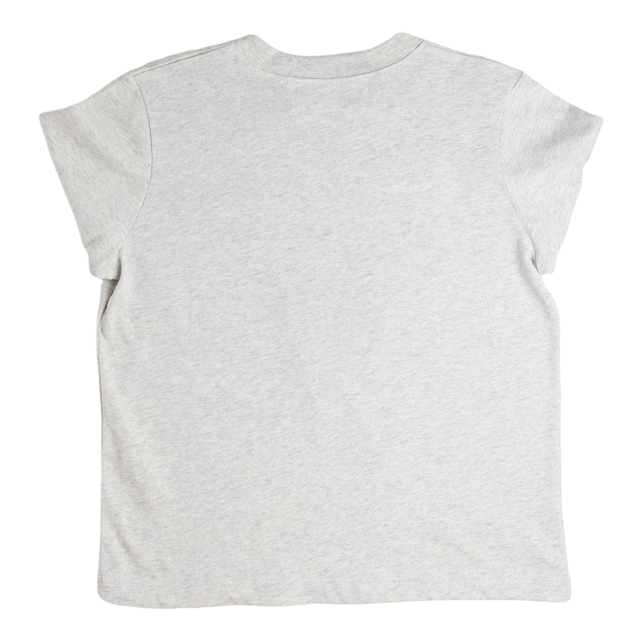 Boys & Girls Grey Logo Cotton T-Shirt