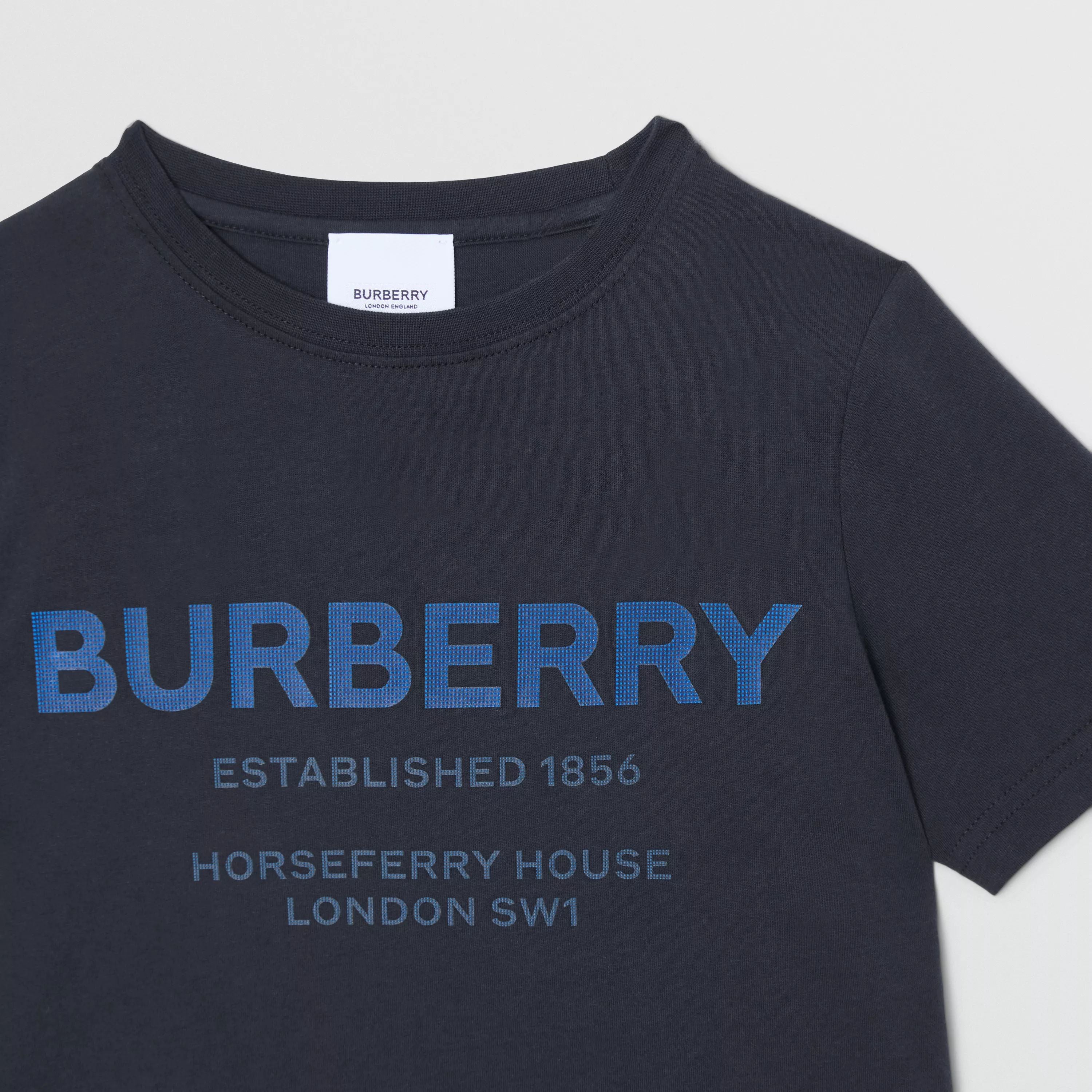 Boy & Girls Navy Cotton T-Shirts
