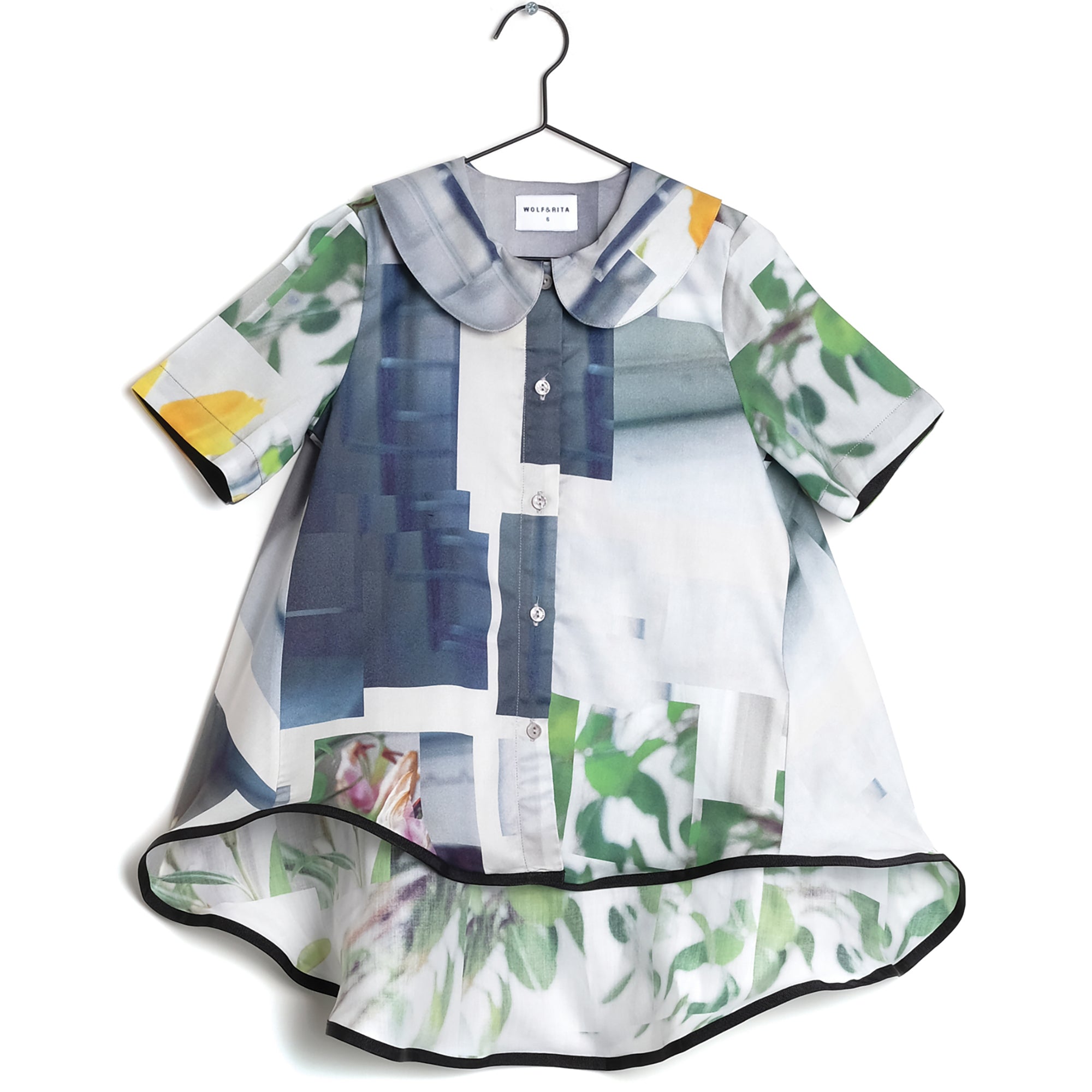 Girls Printed Cotton Shirt
