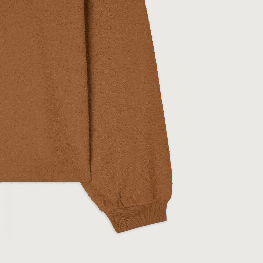 Girls Camel Cotton Sweatshirt