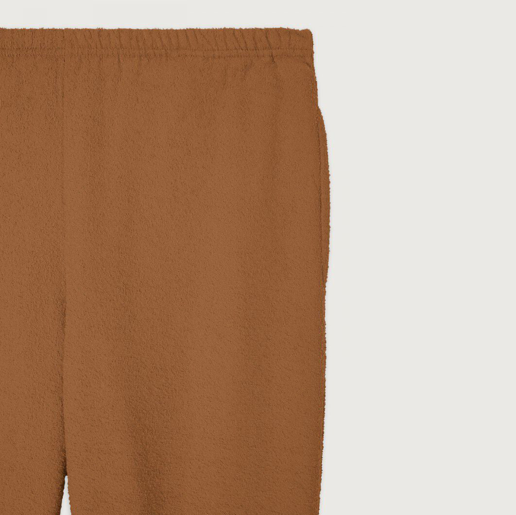 Girls Camel Cotton Trousers