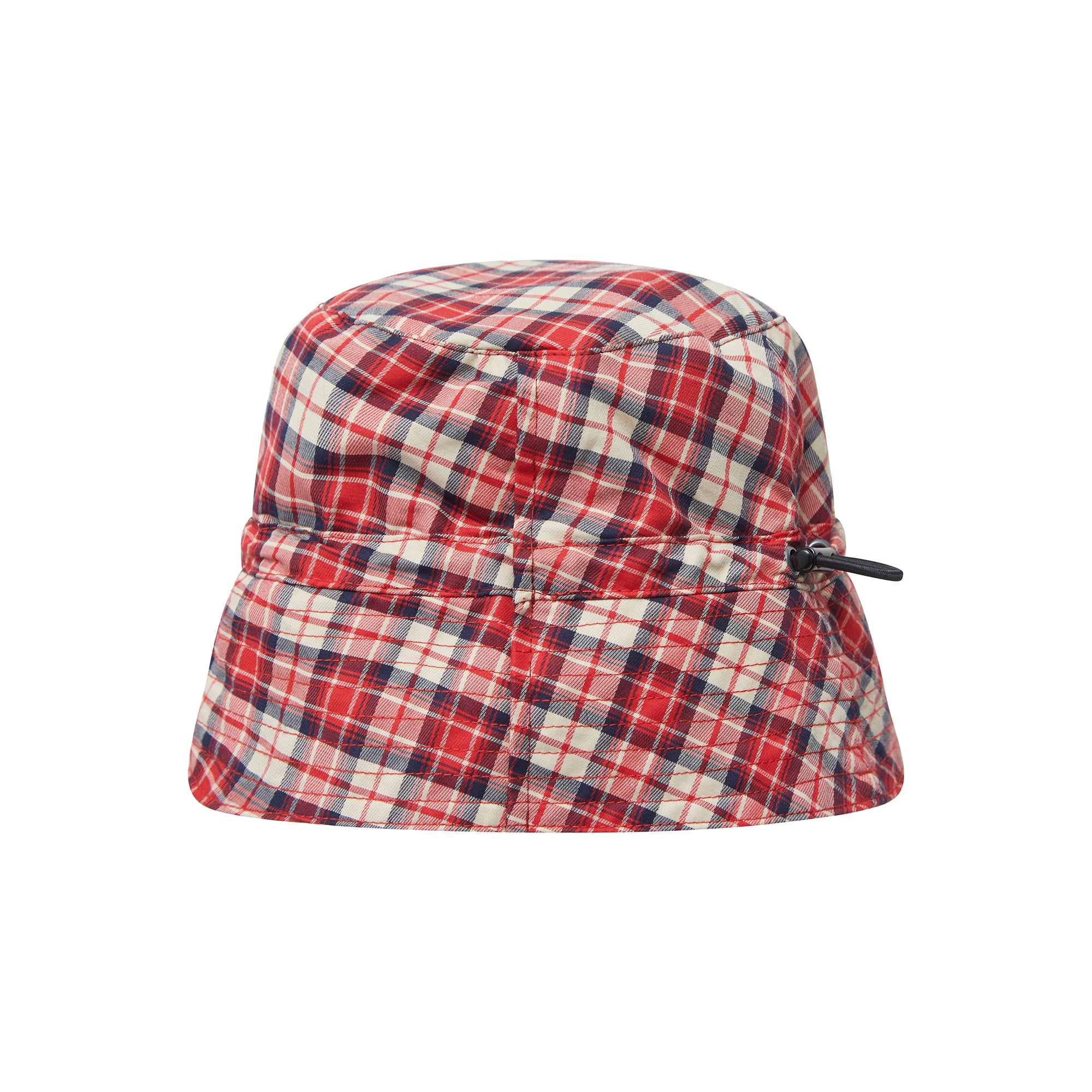 Boys & Girls Red Check Bucket Hat