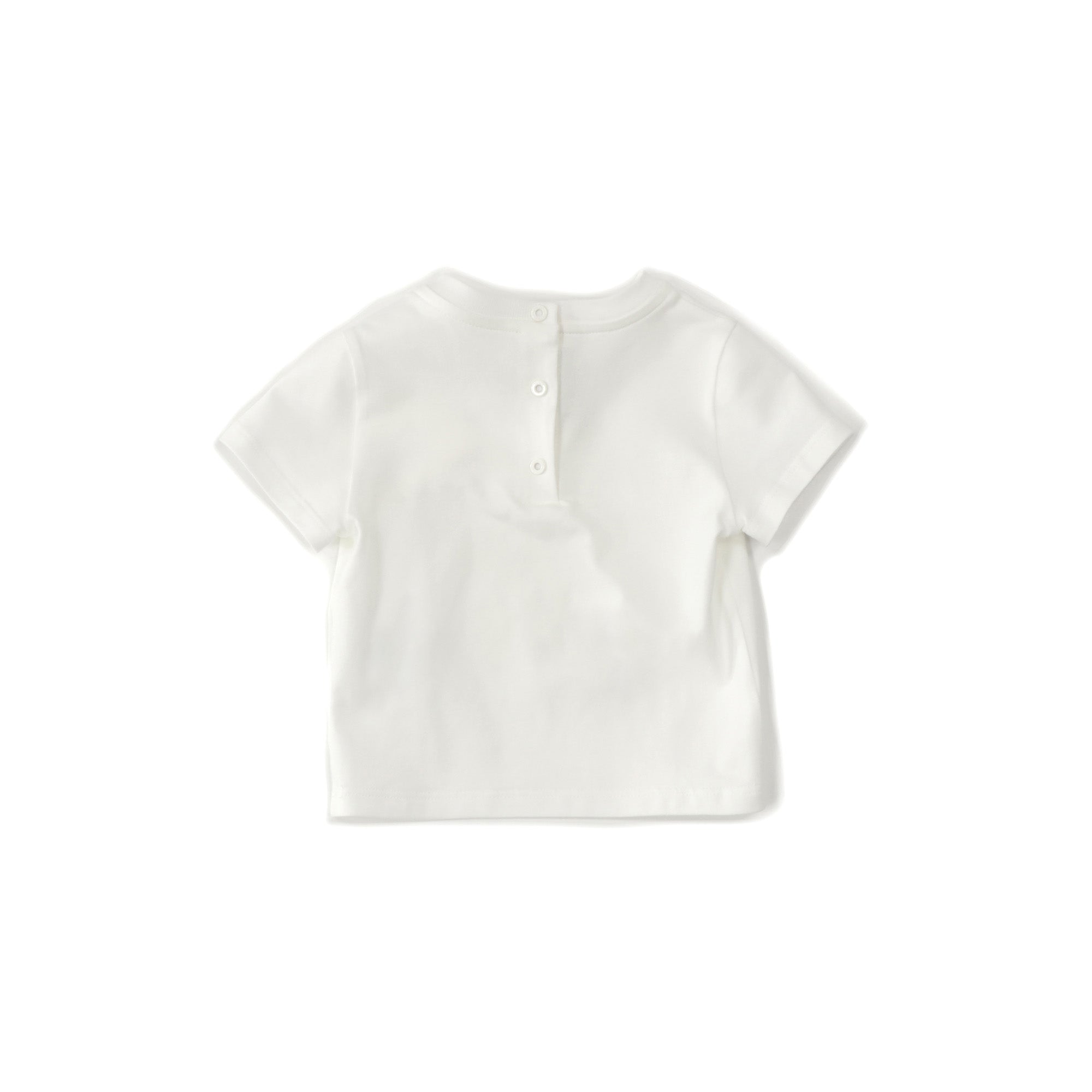 Baby Boys & Girls White Bear Cotton T-Shirt