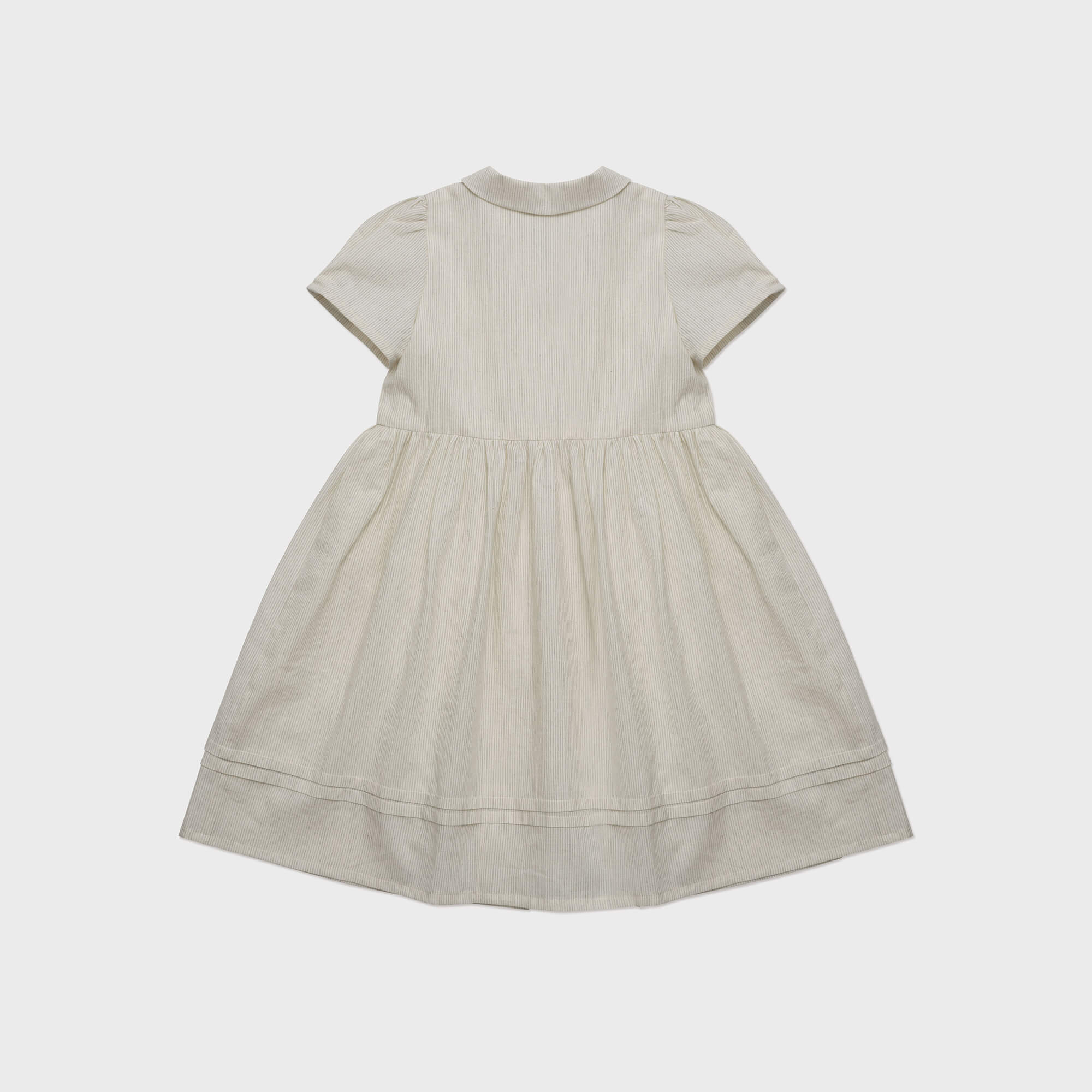 Girls Mint Embroidered Cotton Dress