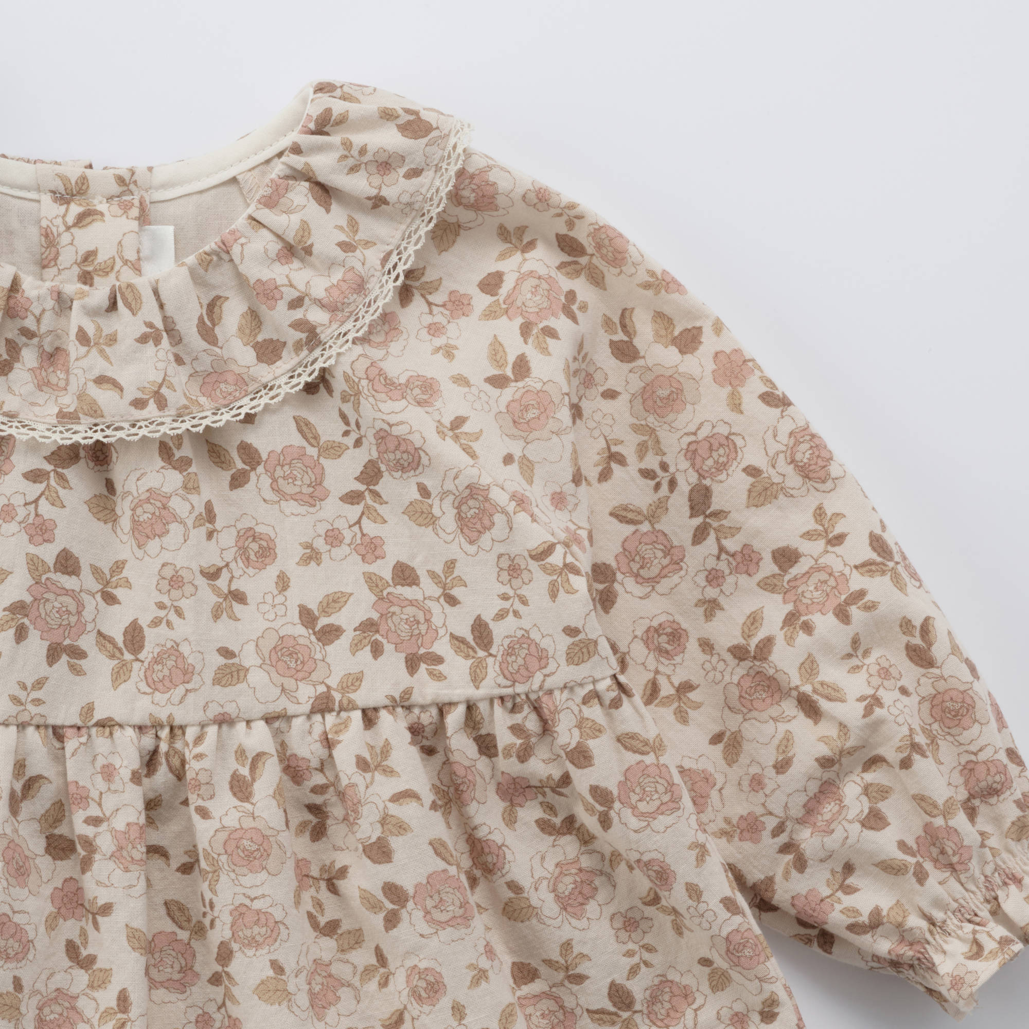 Baby Girls Pink Floral Cotton Top