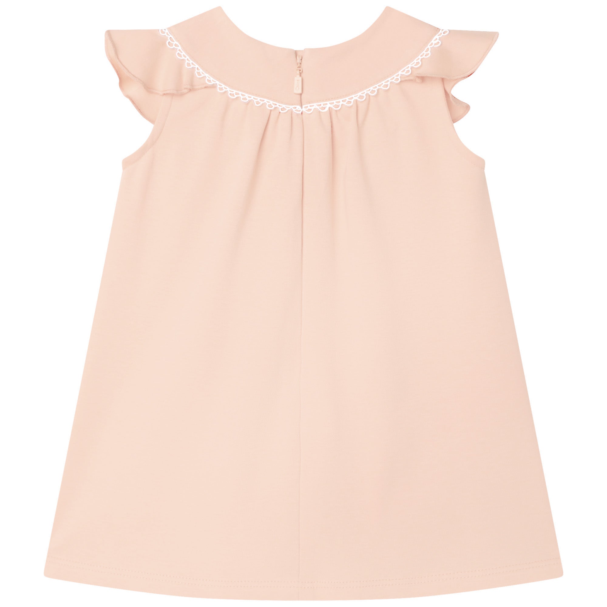 Baby Girls Pink Cotton Dress