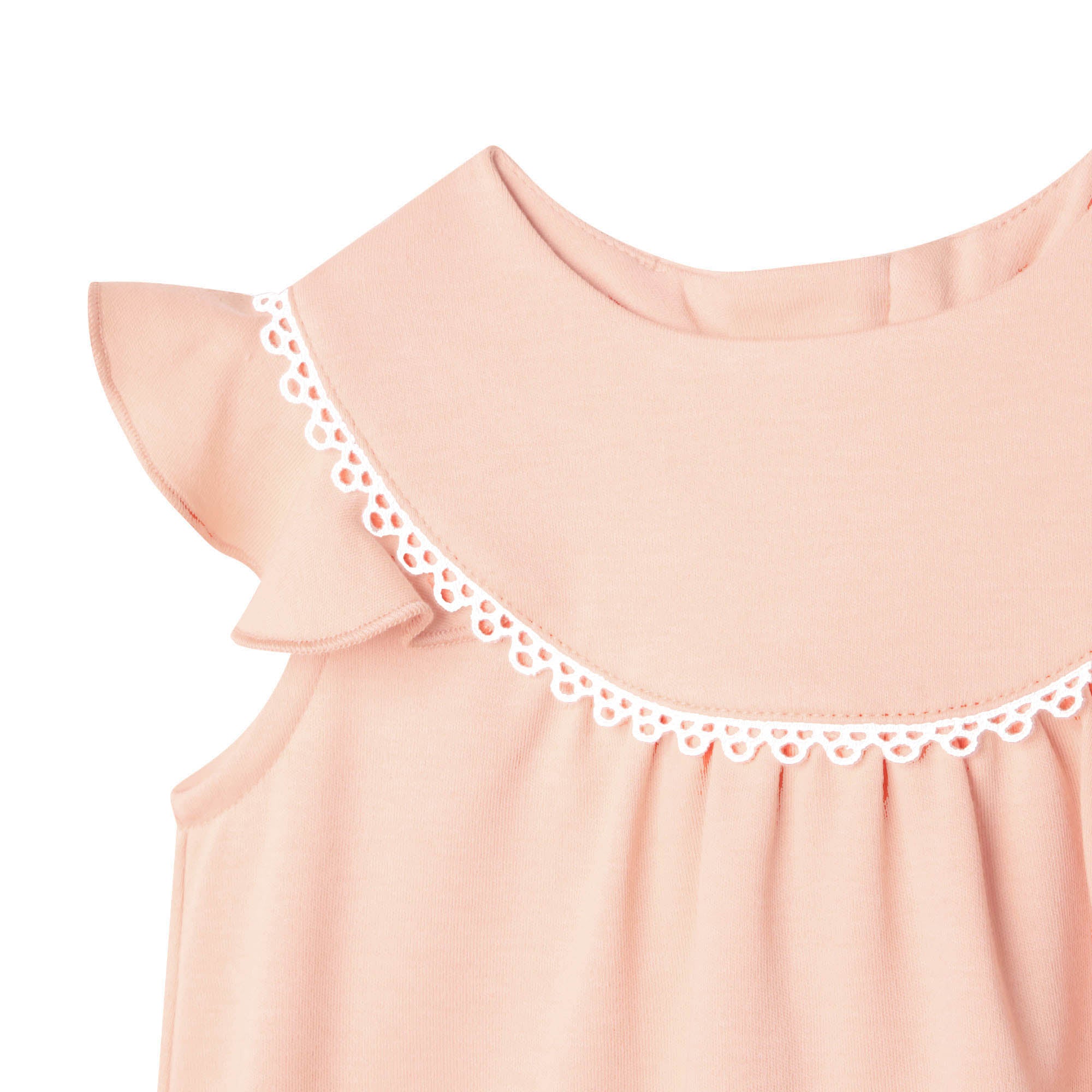 Baby Girls Pink Cotton Dress