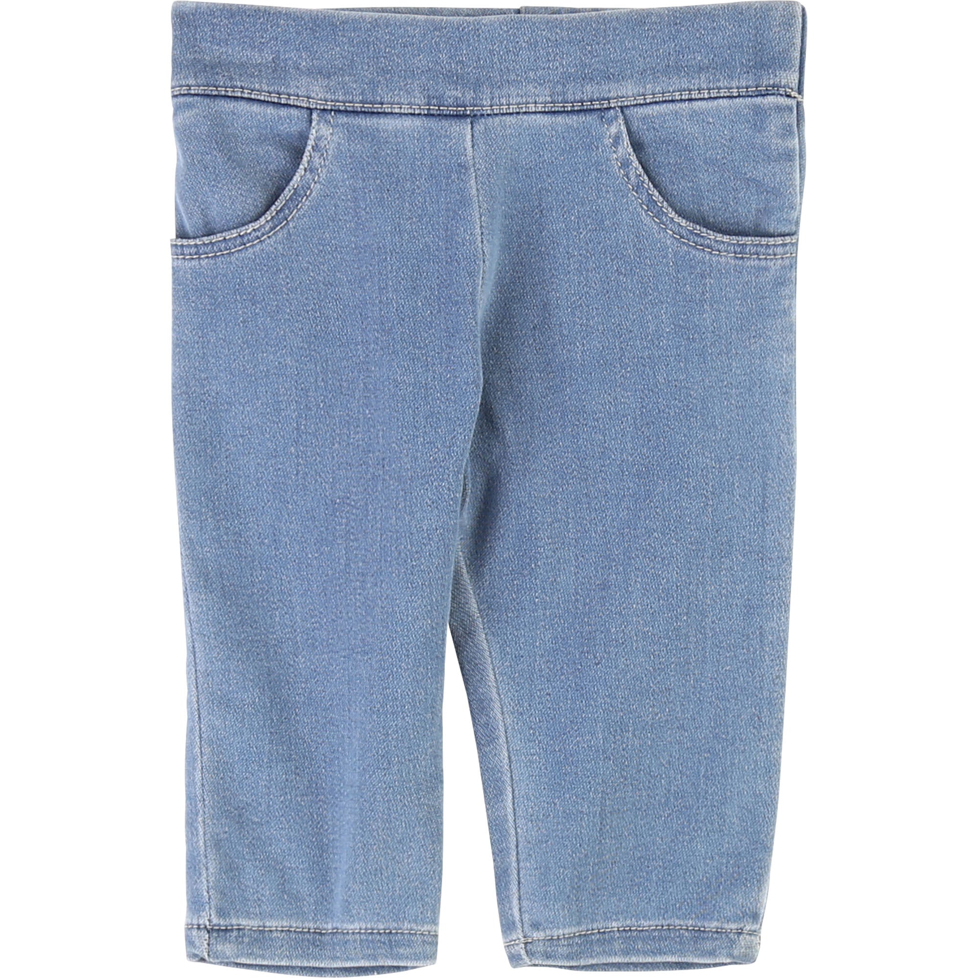 Baby Girls Blue Denim Trousers