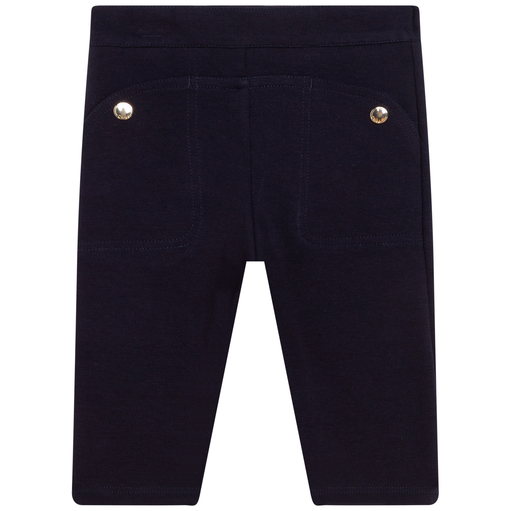 Baby Girls Navy Trousers