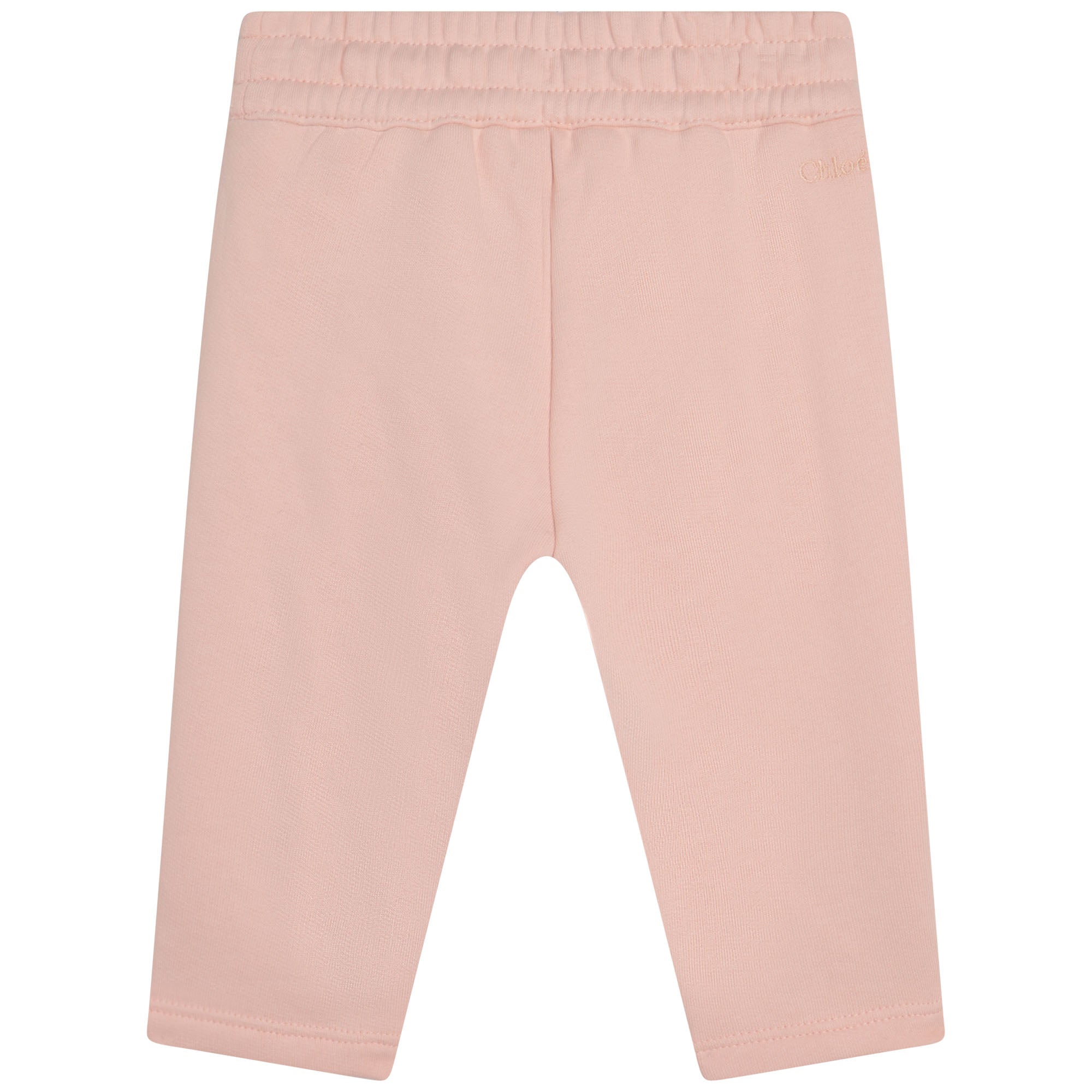 Baby Girls Pink Cotton Trousers