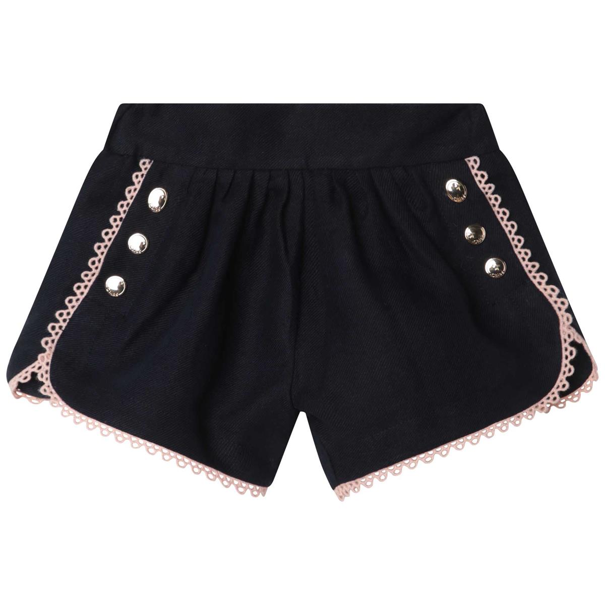 Baby Girls Blue Shorts